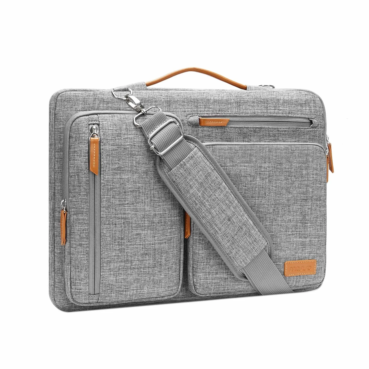 MOSISO Borsa Tracolla Laptop, Custodia Computer,Lato Open Borse Messenger&4 Cerniera Tasche&Handle