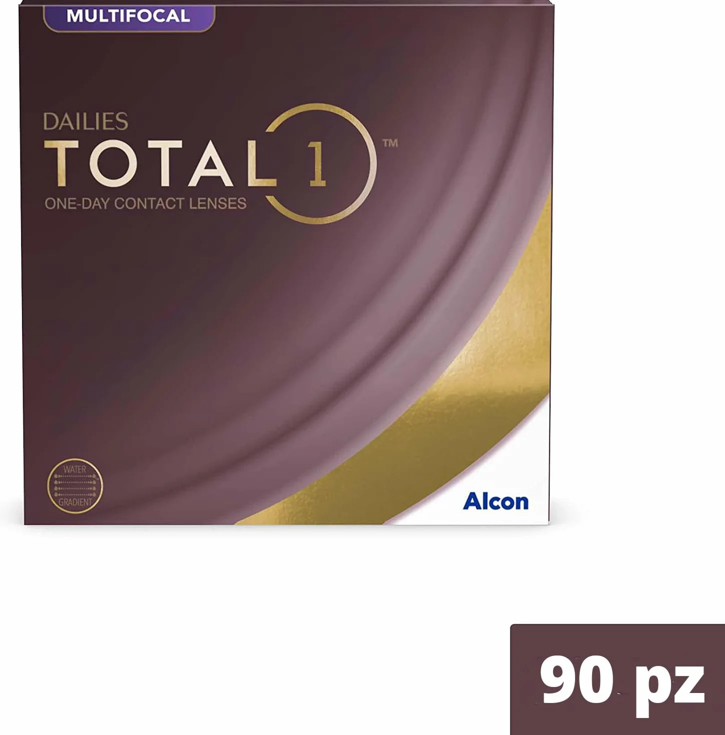 Dailies Total 1 Multifocal lenti a contatto giornaliere 90 lenti BC 8.5 DIA 14.1 ADD MED -04.00