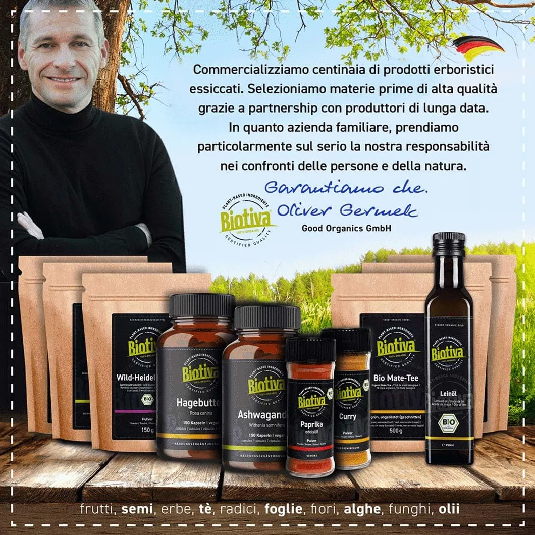 Konjak polvere bio 250g | E425 | Glucomannano | Amorphophallus konjac | senza additivi | vegan | Biotiva