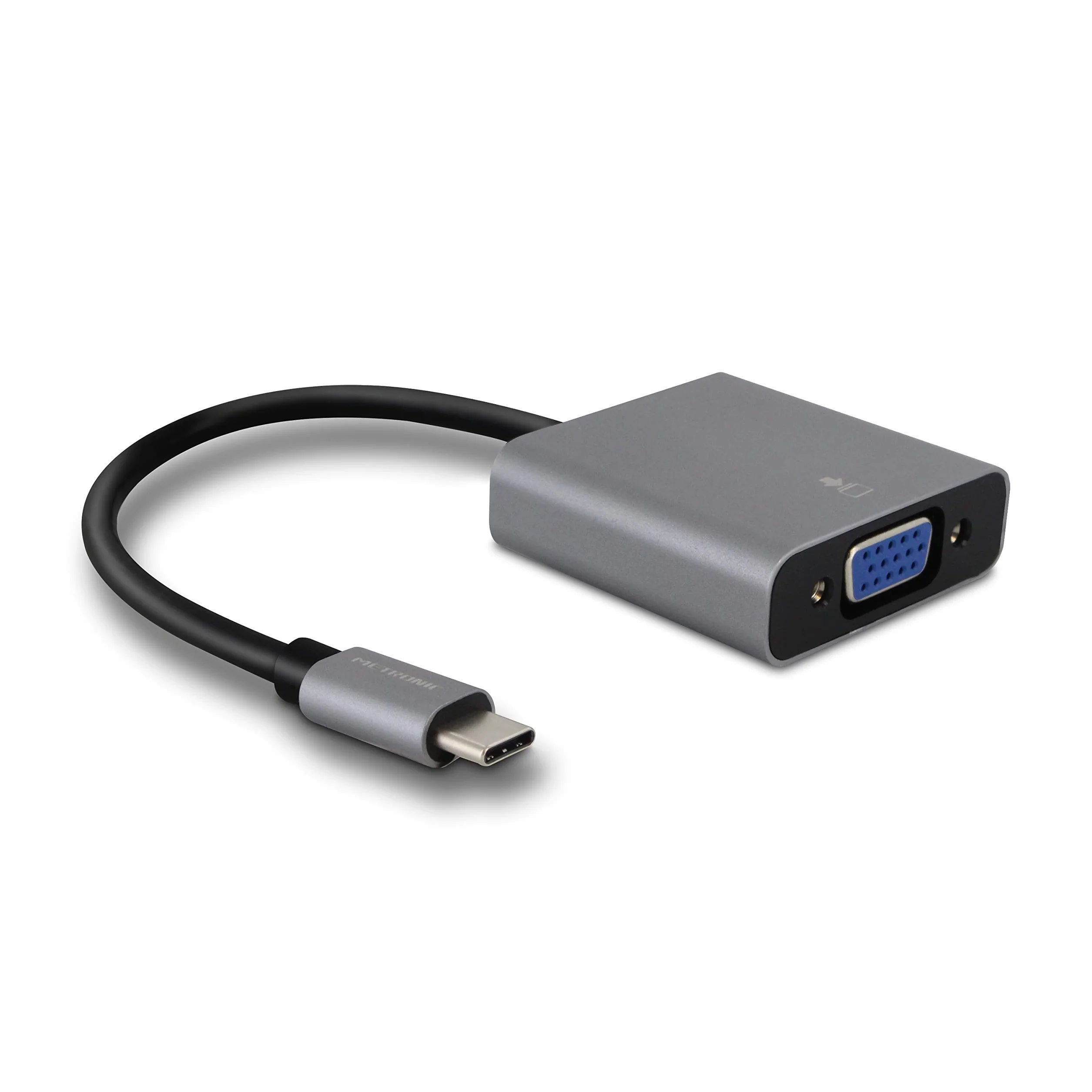 METRONIC Adattatore USB-C maschio a VGA fem. Grigio