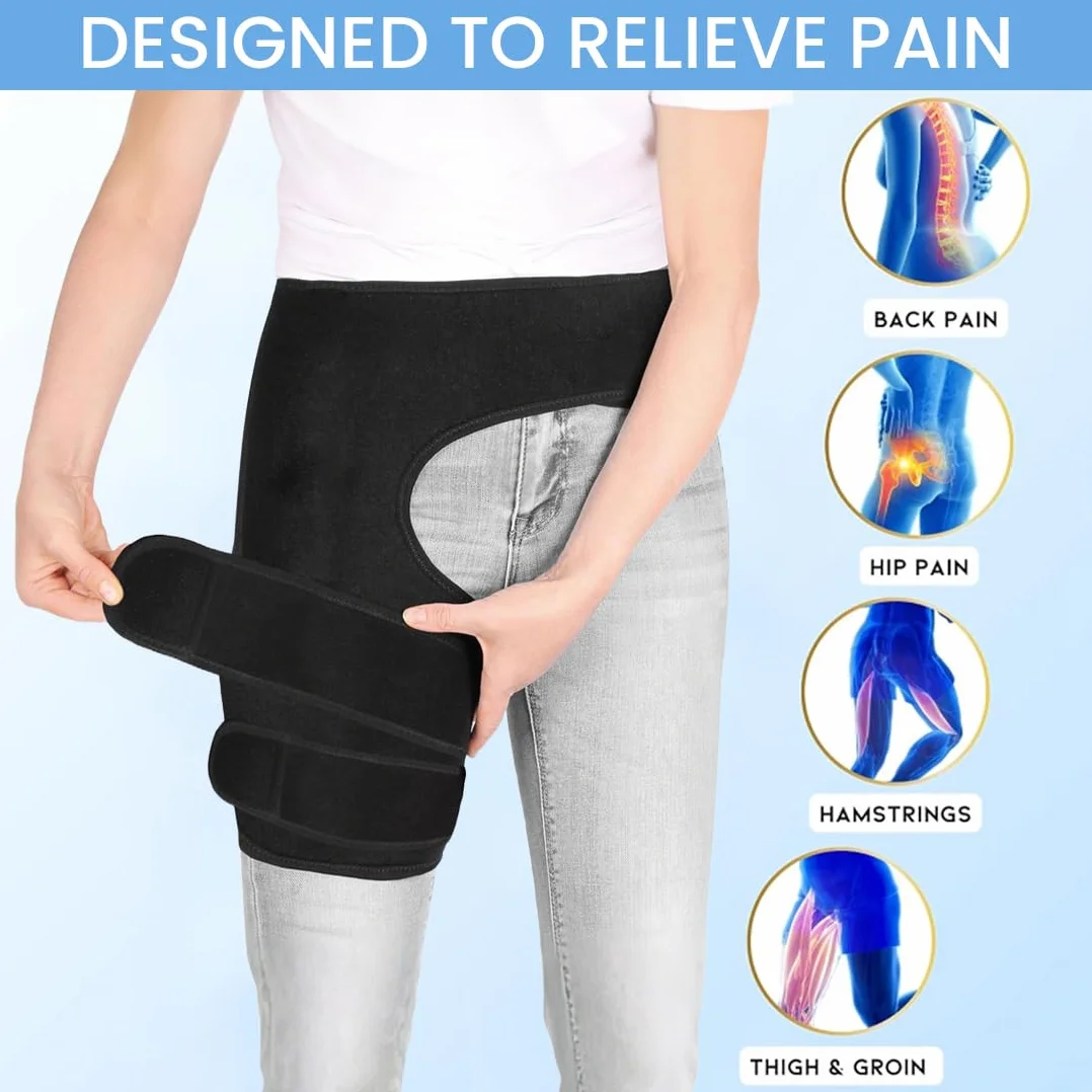 Supporto Regolabile Per Il Dolore All'Anca, Groin Wrap, Ischio-Gambali, Coscia E Nervo Sciatico