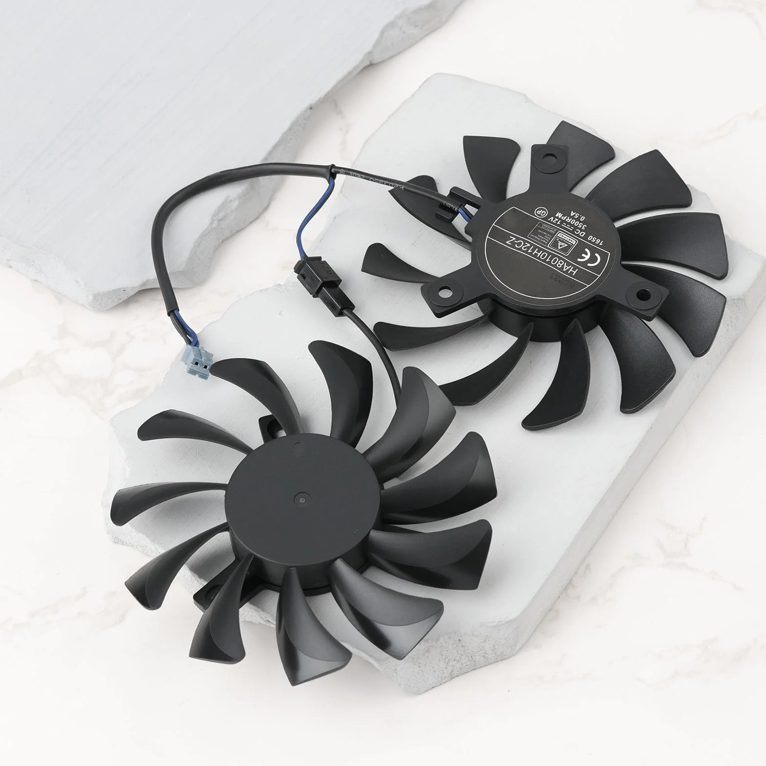 1 Paio Di Ventole Di Ricambio A 2 Pin Per Scheda Grafica PC Ventola Di Raffreddamento GPU Compatibile Con Scheda Grafica MSI GTX 1050/1050 Ti