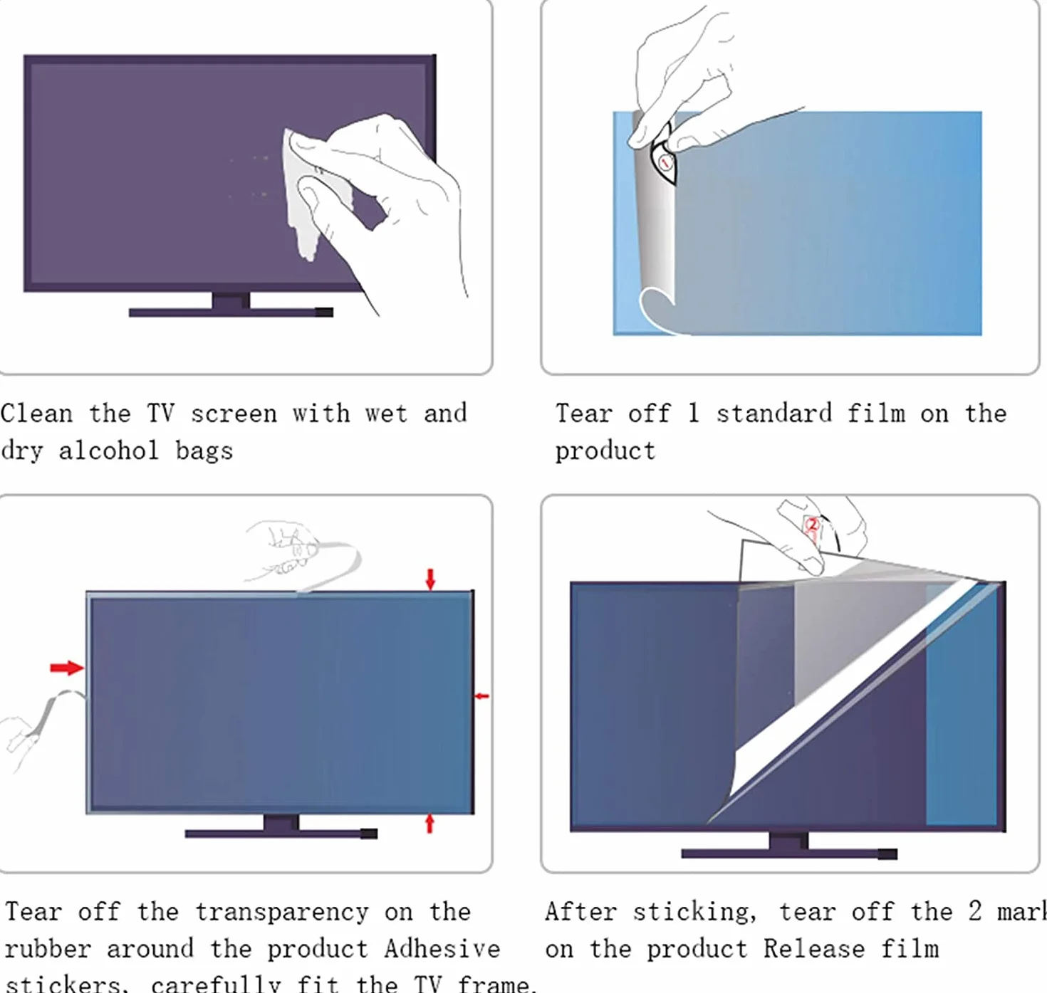 Monitor da 32-75 Pollici Monitor Anti Glare Screen, Anti-Abbagliamento, Anti-Graffio, Blocchi 96% UV Blue Light Protection,34" 815 * 345