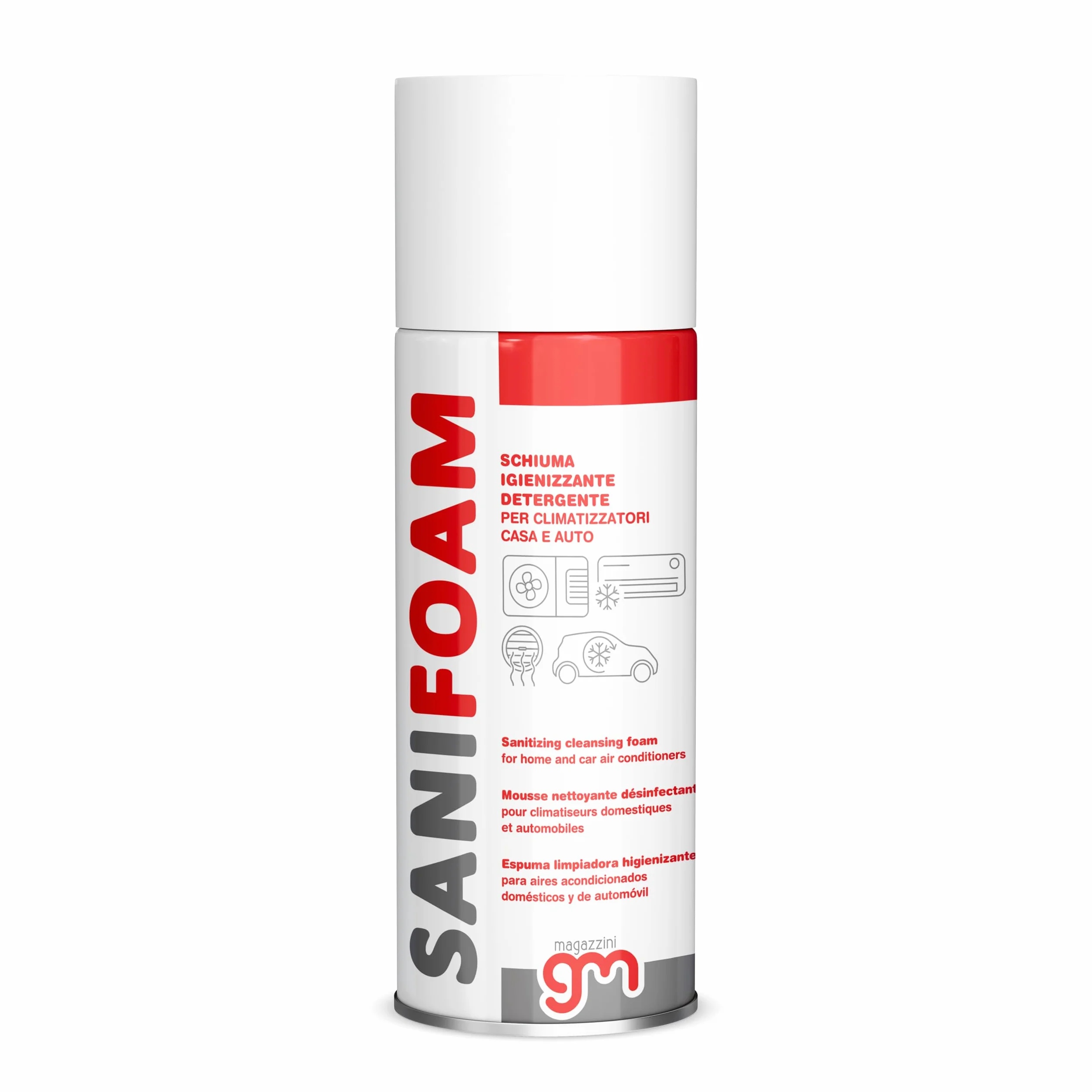 MagazziniGM SANIFOAM Detergente Igienizzante Schiumogeno per Climatizzatori 400ml