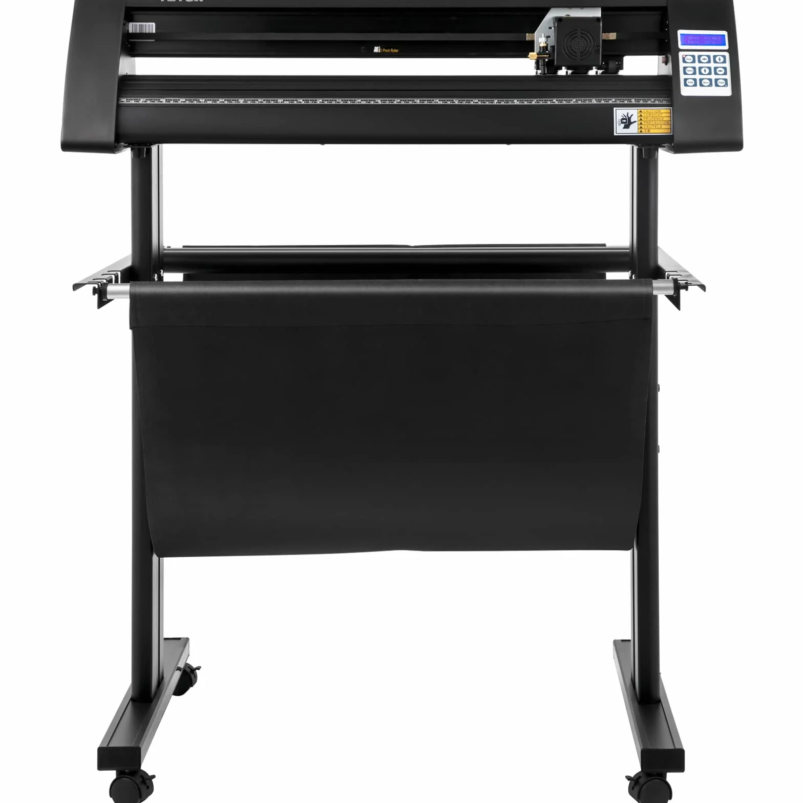 VEVOR Plotter da Taglio per Vinile Semiautomatico, Modello KH-870A 870 mm 95 W Taglierina per Plotter Vinile Flexi con Display LED per Adesivi per Auto, Segnali Stradali, Palloncini, Caschi, ecc.
