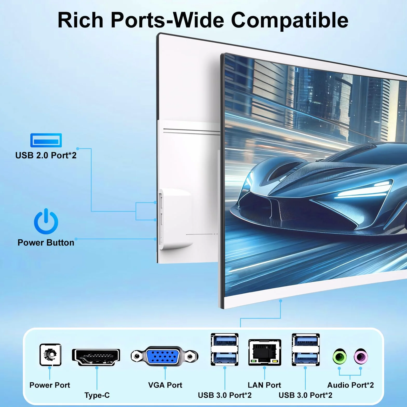 Computer Desktop All-in-One 23,8 Pollici Core i7 7700HQ 16 GB RAM 512 GB SSD WiFi Bluetooth 5.0