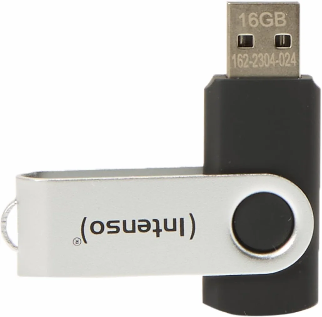 Intenso Basic Line Chiavetta USB 16 GB Pendrive USB 2.0 Silver Black