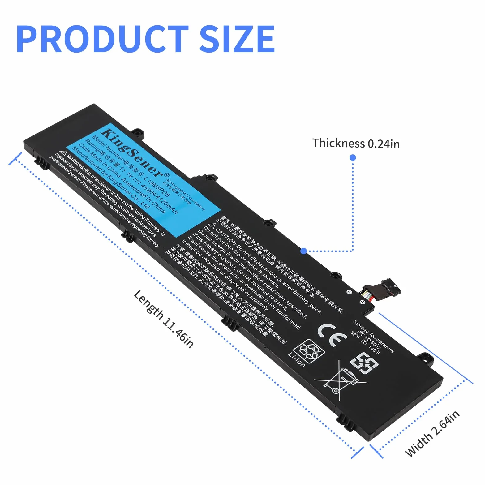 L19M3PD5 L19D3PD5 L19C3PD5 L19L3PD5 Batteria per Lenovo ThinkPad E14 E15 Gen 2/ Gen 3 SB10X02608 5B10X02603 SB10X02605 5B10X02594 5B10X02600 5B10X02606 11.1V 4120mAh/45WH