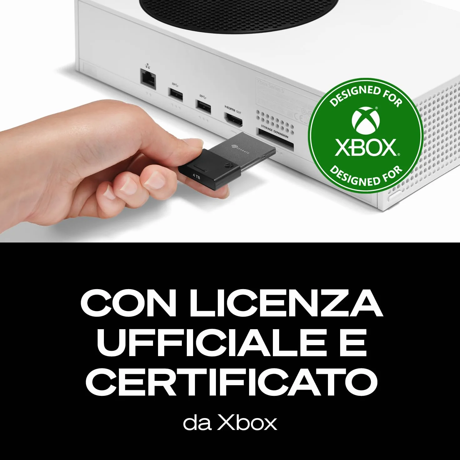 Seagate Expansion Card per Xbox Series X|S, 2TB, esterno NVMe SSD (STJR2000400)