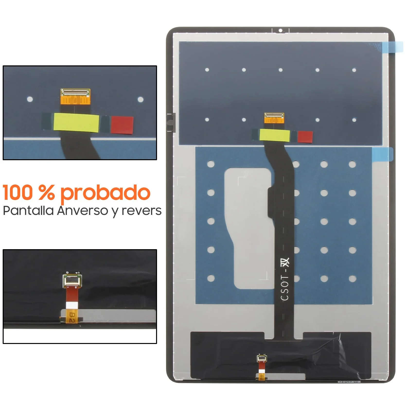 Schermo LCD per Xiaomi Pad 5 Display Touch Screen Assembly con Kit di Riparazione (11", Nero senza Telaio)