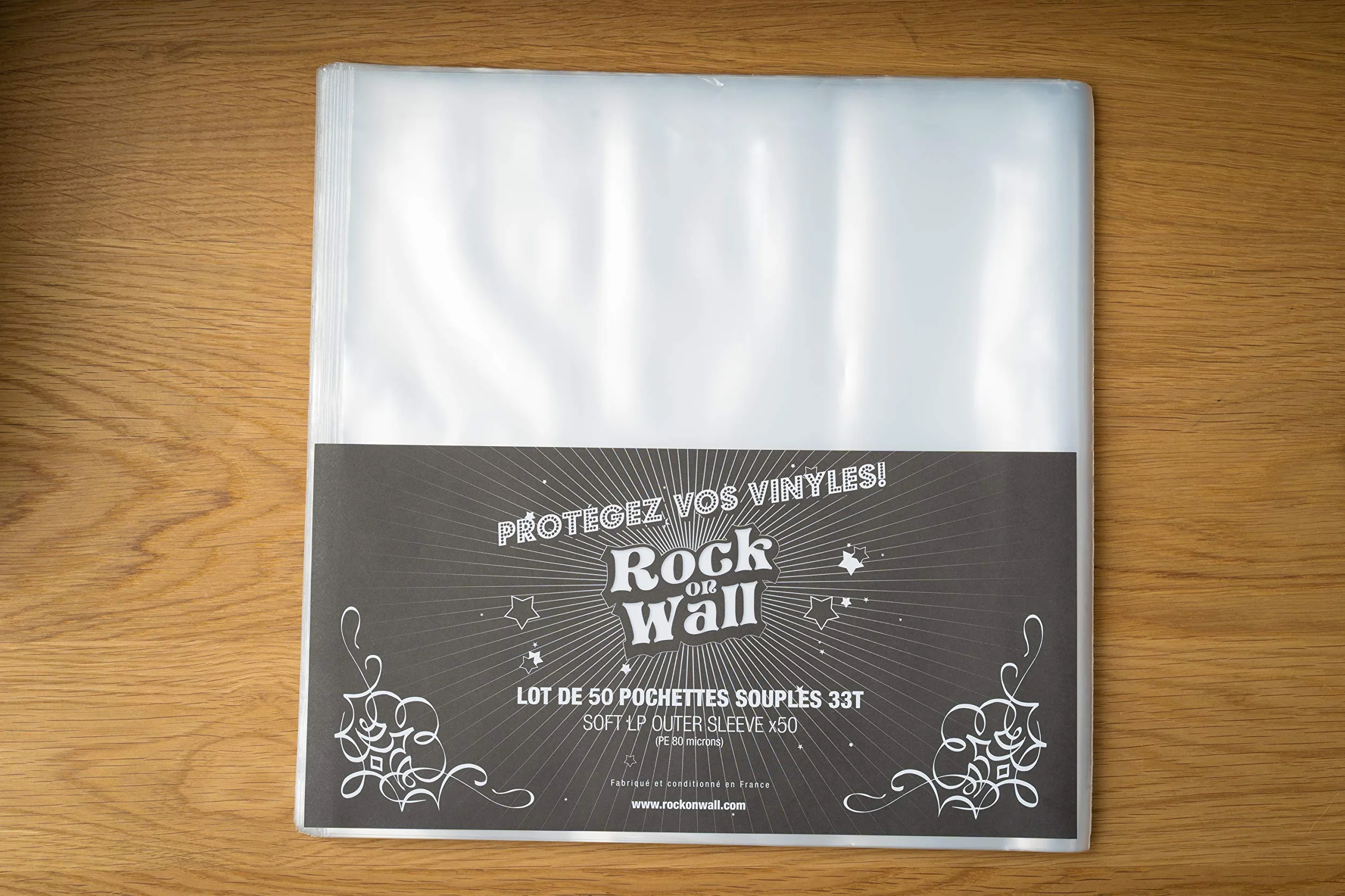 Rock on Wall Busta morbida, 33T, confezione da 50