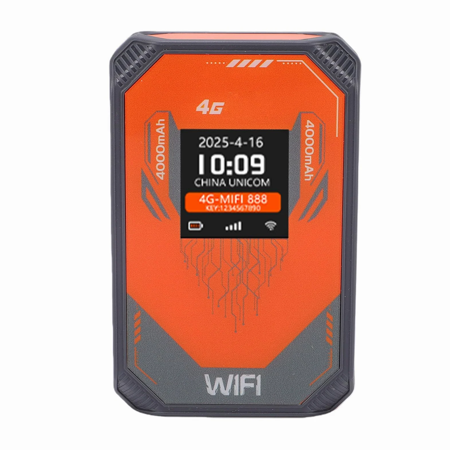 Router WiFi Mobile, Router Portatile ABS con Slot SIM 4G LTE, LCD