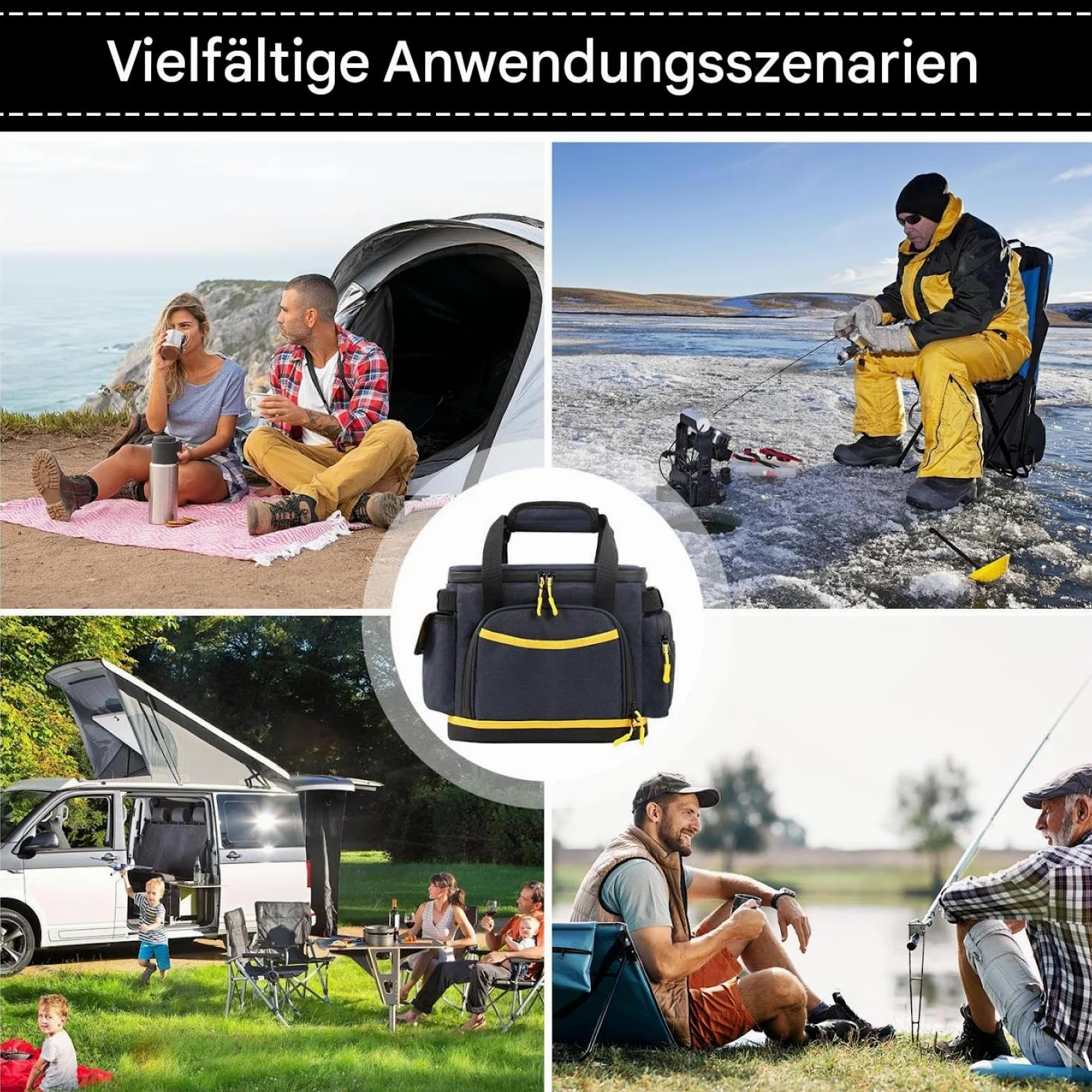 Organizer Cavi Di Ricarica Da Viaggio Custodia Multitasca Anti-E Antiurto | Porta Cavi Di Ricarica Portatile Custodia Organizer In Tessuto Oxford Per Elettronica Da Viaggio