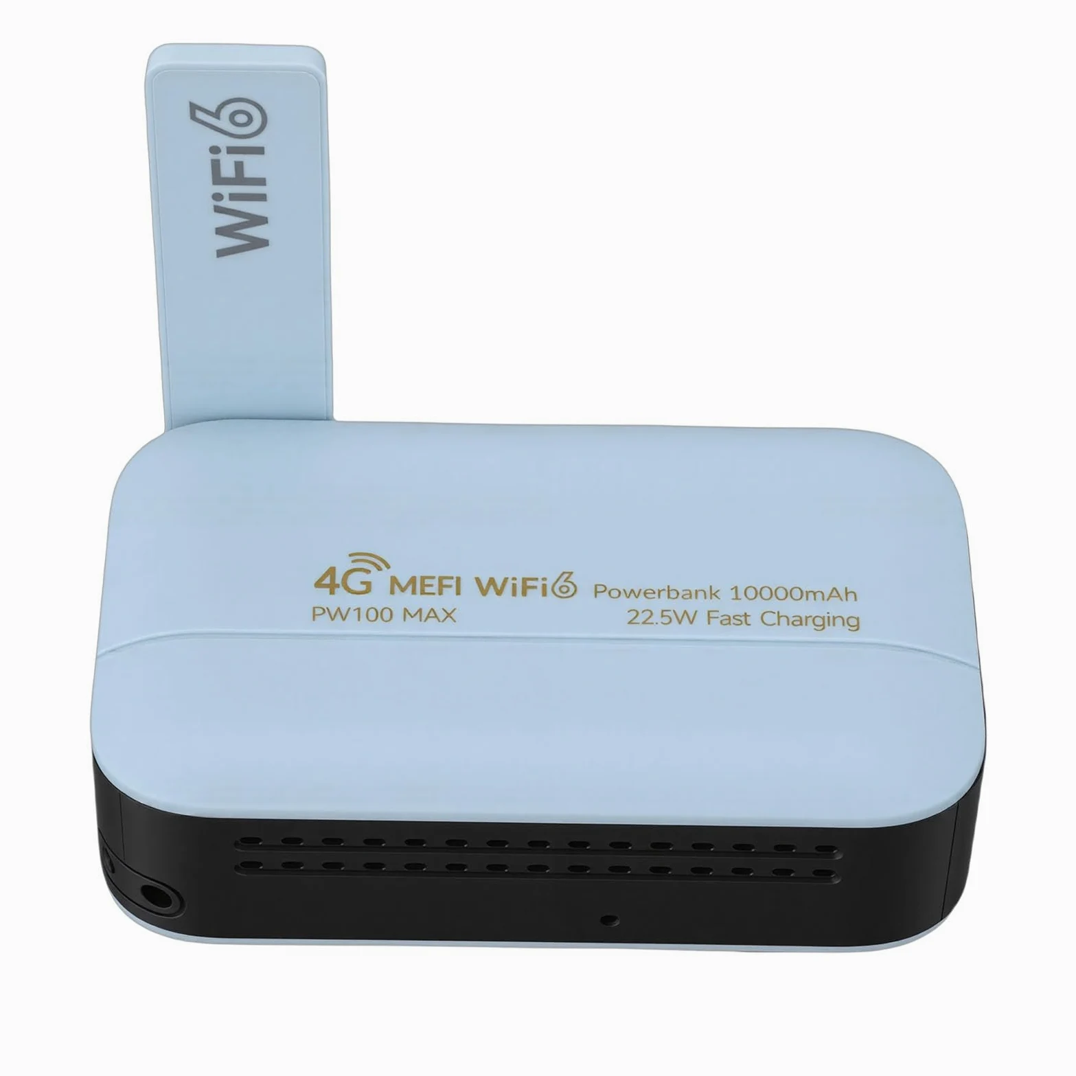 Router Viaggio 4G LTE 10000mAh con WiFi 6, SIM Slot Portatile, | Protocollo 802.11ax, velocità 300Mbps, Supporta Fino a 16 Utenti, Ingresso Type C, Materiale ABS, per Auto o Uso esterno.
