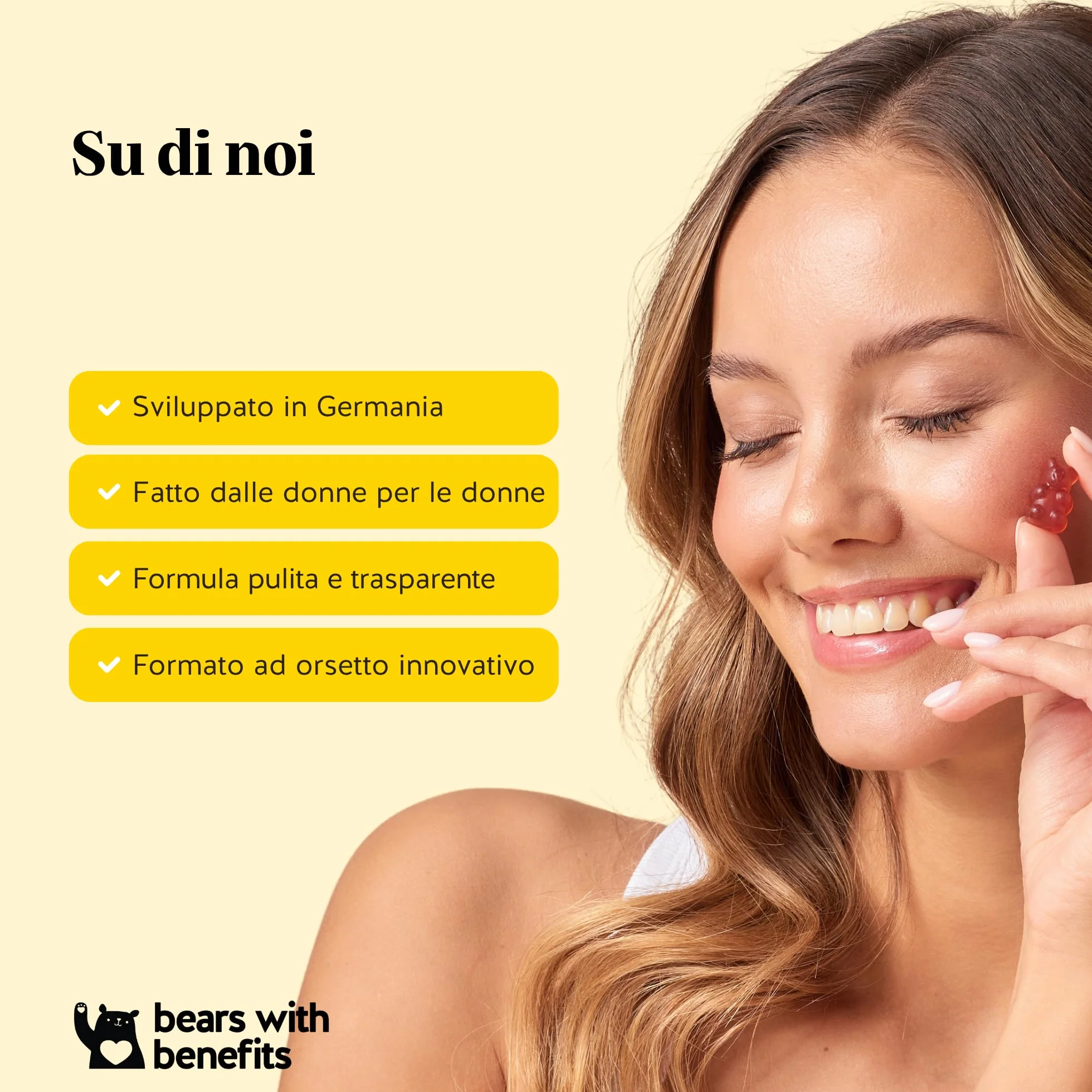 Happy Belly Debloat Aceto di Mele Gommose 7500mg Vitamina B6 B12 30 Pezzi Senza Zuccheri Vegano