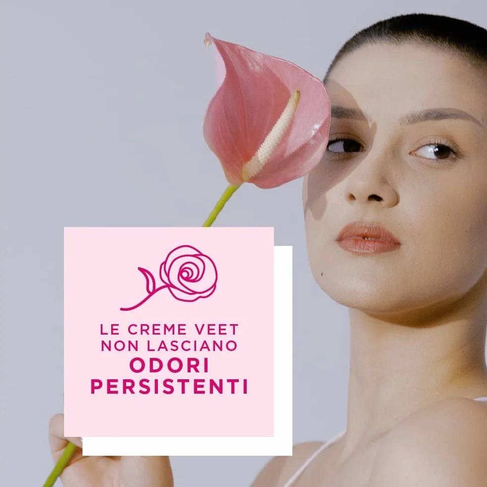 Veet Crema Depilatoria Spray Corpo 150 ml per Pelli Sensibili
