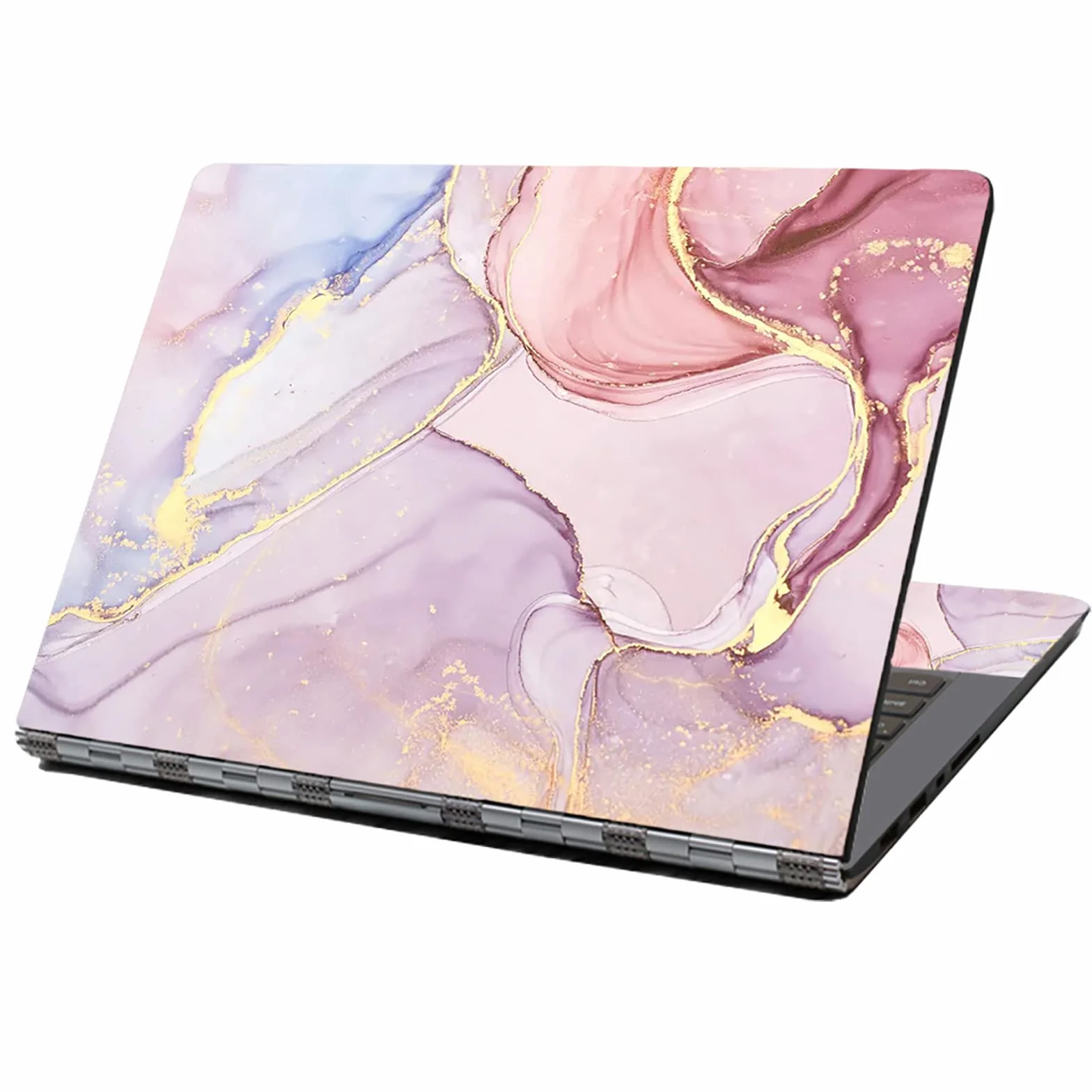 Adesivo per laptop da 13", 13,3", 14", 15,4", 15,6", 15,6 pollici, in vinile, per PC (marmo)