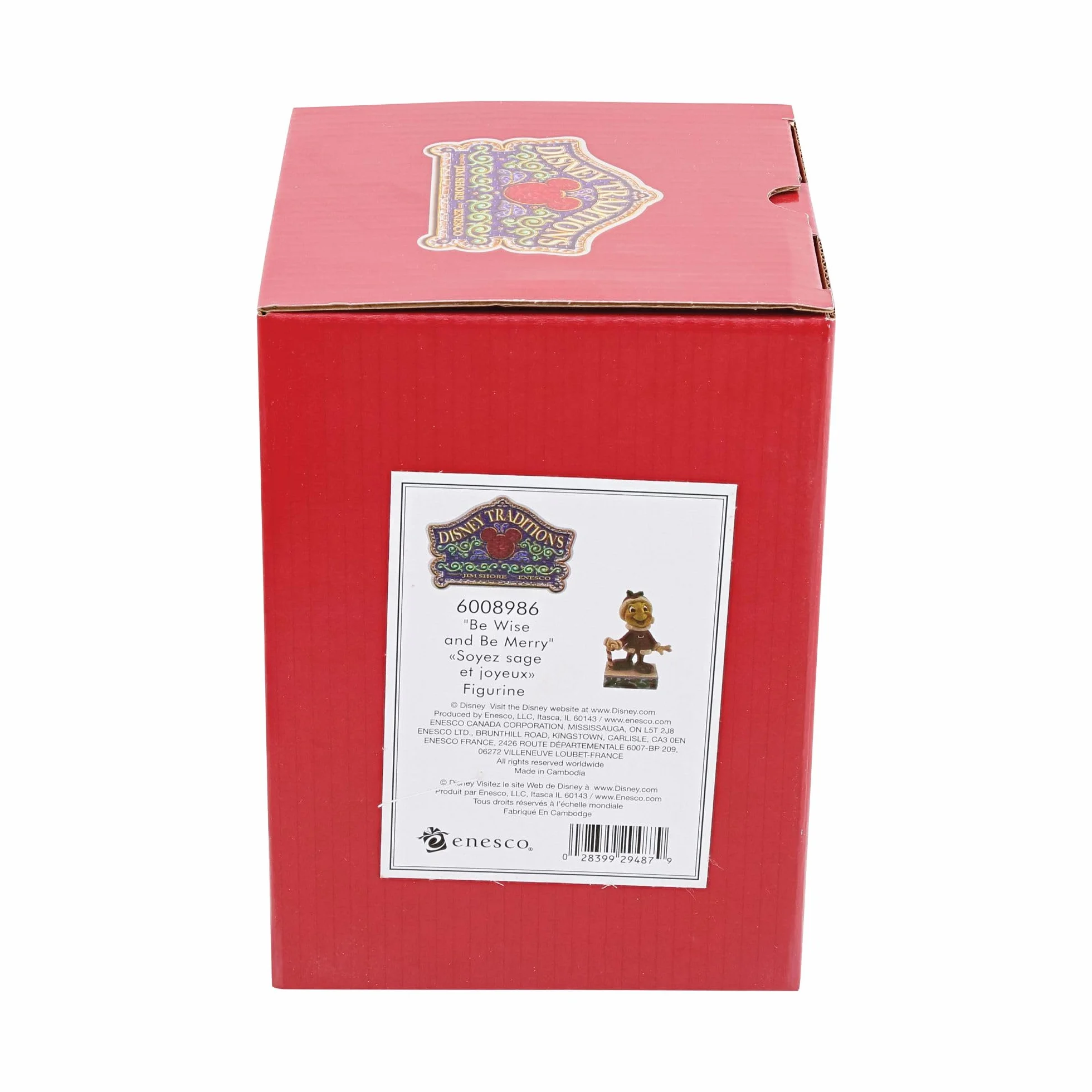 Disney Traditions Jiminy Statuetta di Cricket 11,5 cm Multicolore