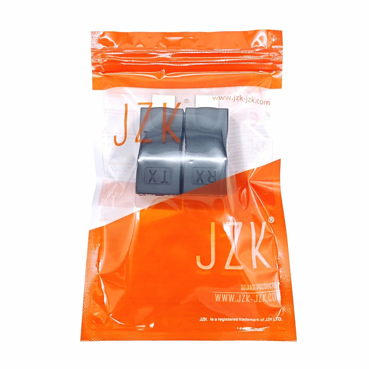 JZK 2 pezzi HDMI a RJ45 estensione fino a 25 m, cavo di rete HDMI-Ethernet 1080p Cat 5e/6 convertitore maschio-femmina ripetitore trasmettitore ricevitore adattatore per HDTV, PS4, STB, DVD