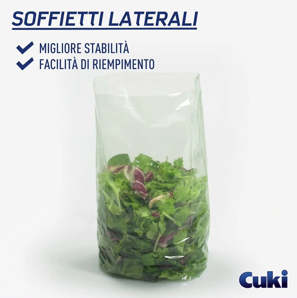 Cuki Verdefresco Sacchetti Frigo 29x42 cm 6x20 Pezzi 810 g