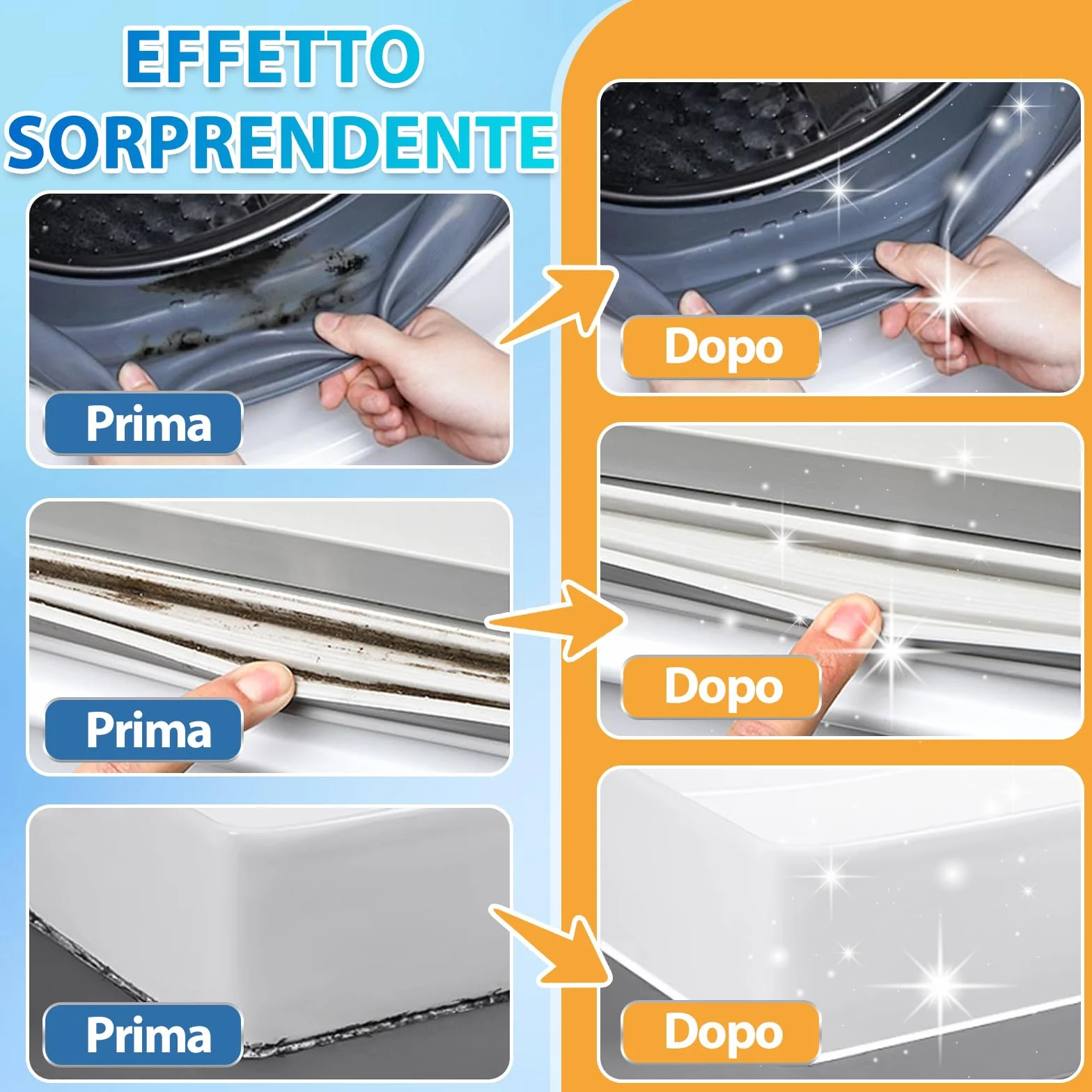 Antimuffa Gel con Spazzola 220 ml Detergente per Muffa per Muri Interni Bagno Cucina Doccia Piastrelle Lavandino