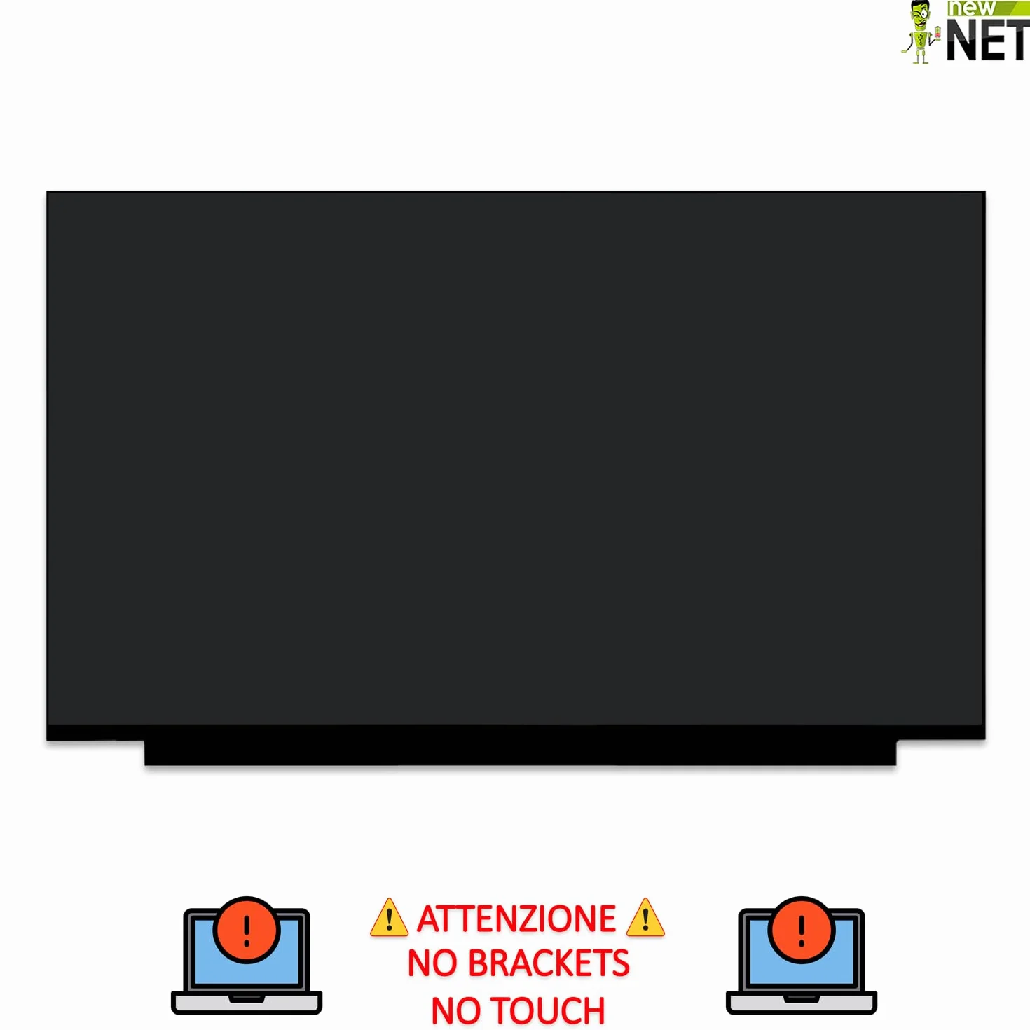 new net - Pannello Schermo Display LCD Compatibile con Notebook HP 15s-fq5015nl, 15s-fq5016nl, 15s-fq5022nl, 15s-fq5023nl [15.6 Pollici - FHD 1920 x 1080-30 Pin - 60Hz TN]