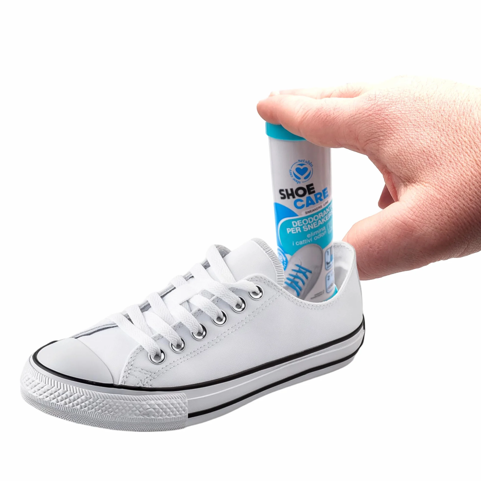 Spray Deodorante per Sneakers 100 ml - Elimina Cattivi Odori e Igienizza, Profumazione Fresca