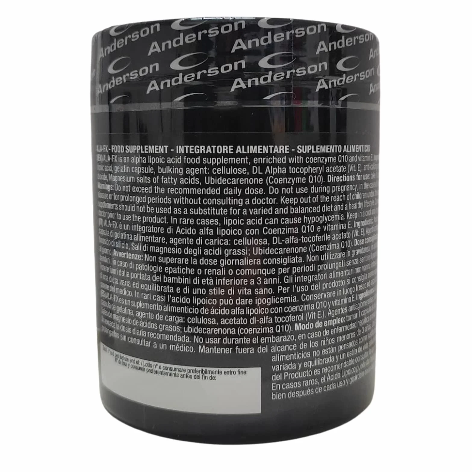 Anderson Integratore ALA FX BURN 450mg 100 Capsule