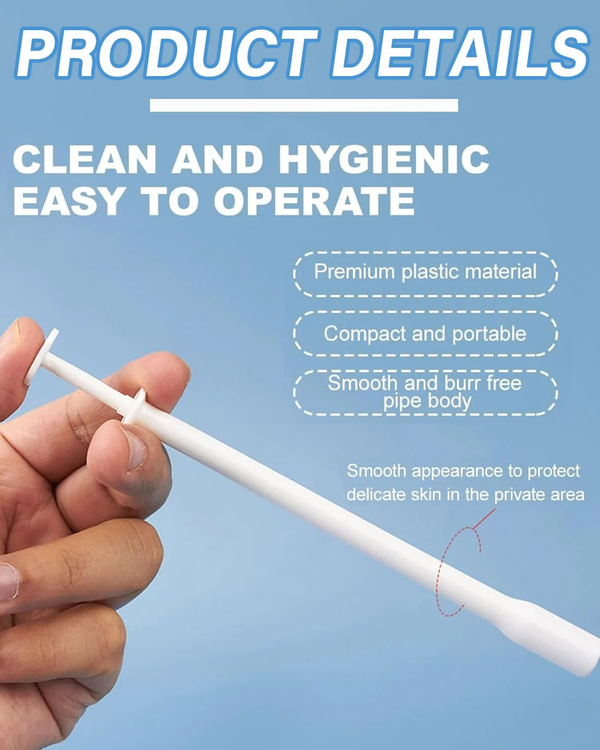Applicatori Vaginali Monouso 20 Pezzi Bianco Lubrificante Applicatore Anale Iniettore Siringa