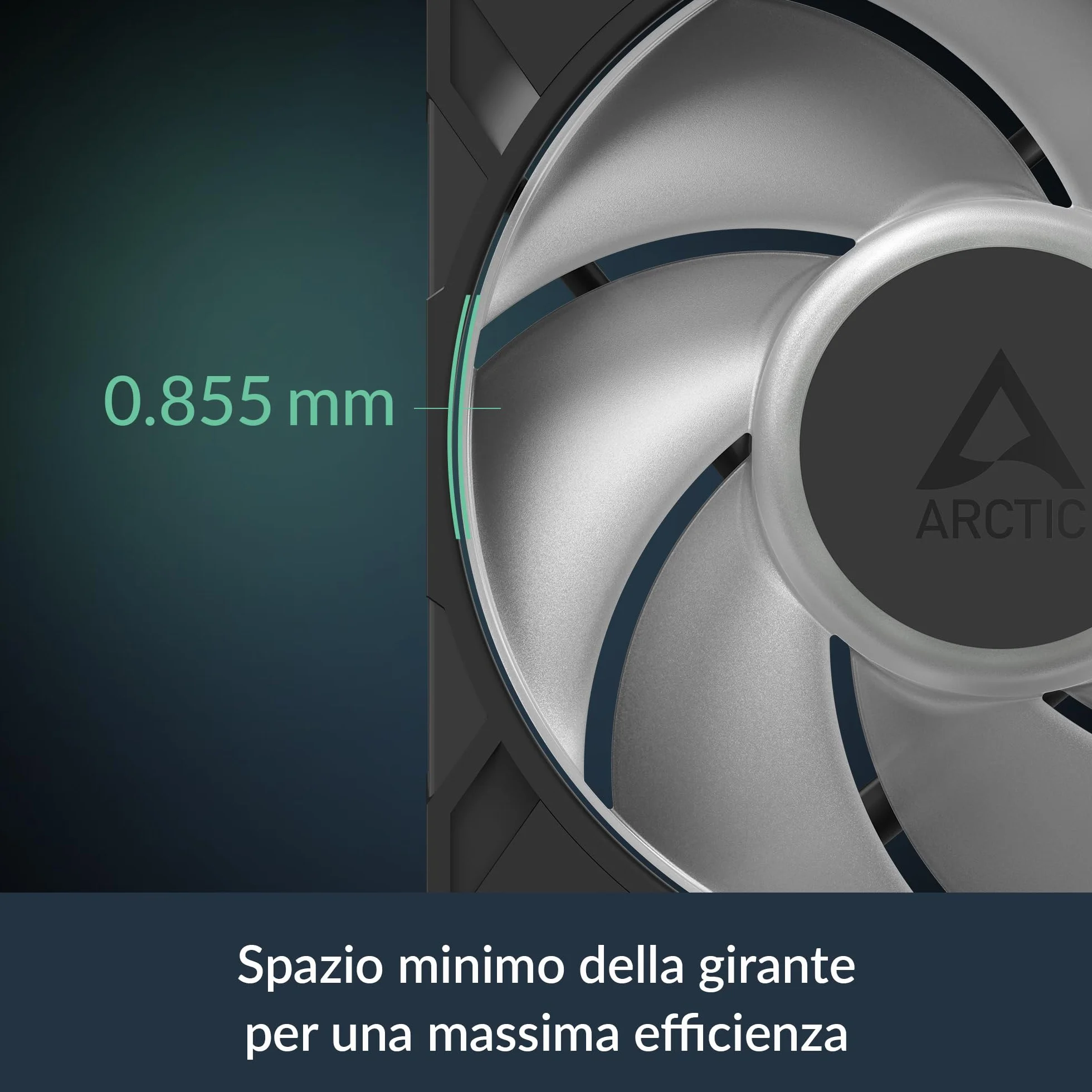 ARCTIC P12 Pro A-RGB 120mm PWM ventola 400-3000 rpm 5V Digital RGB cuscinetto fluidodinamico 4-Pin Nero 3 Pezzi