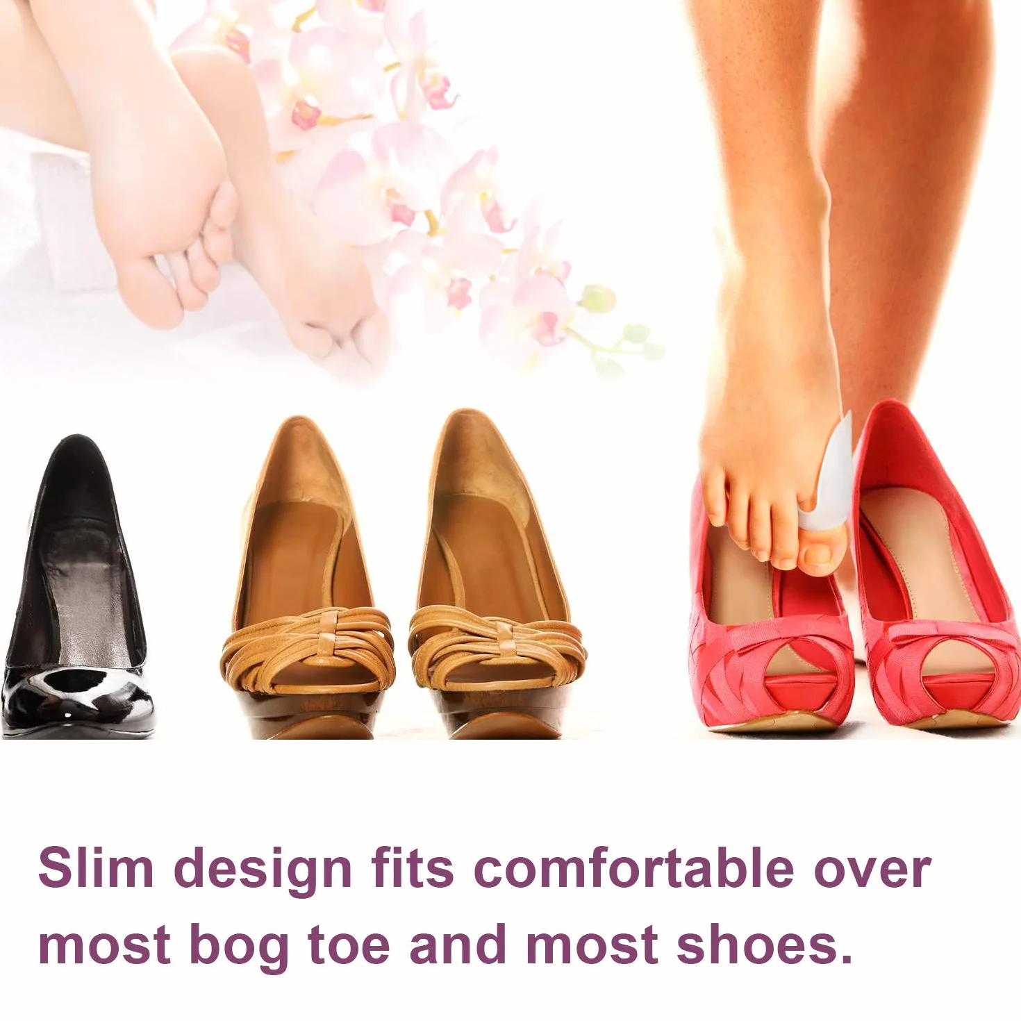 Promifun Gel Bunion Protector Shield, 10 Pezzi, Protezione Alluce Valgo, Allevia Dolore Piedi