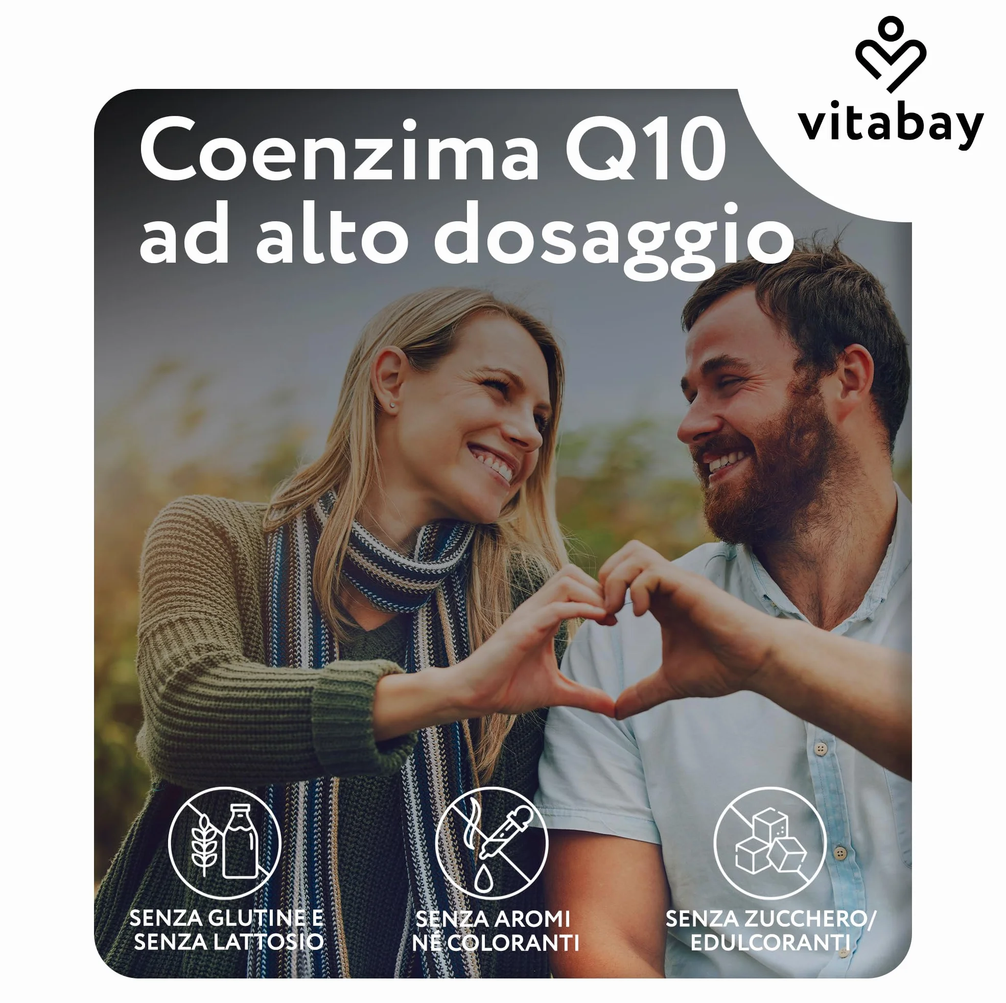Vitabay Coenzima Q10 Ubiquinolo 200 mg – 60 kapsułek – wysoka dawka – naturalny Q10