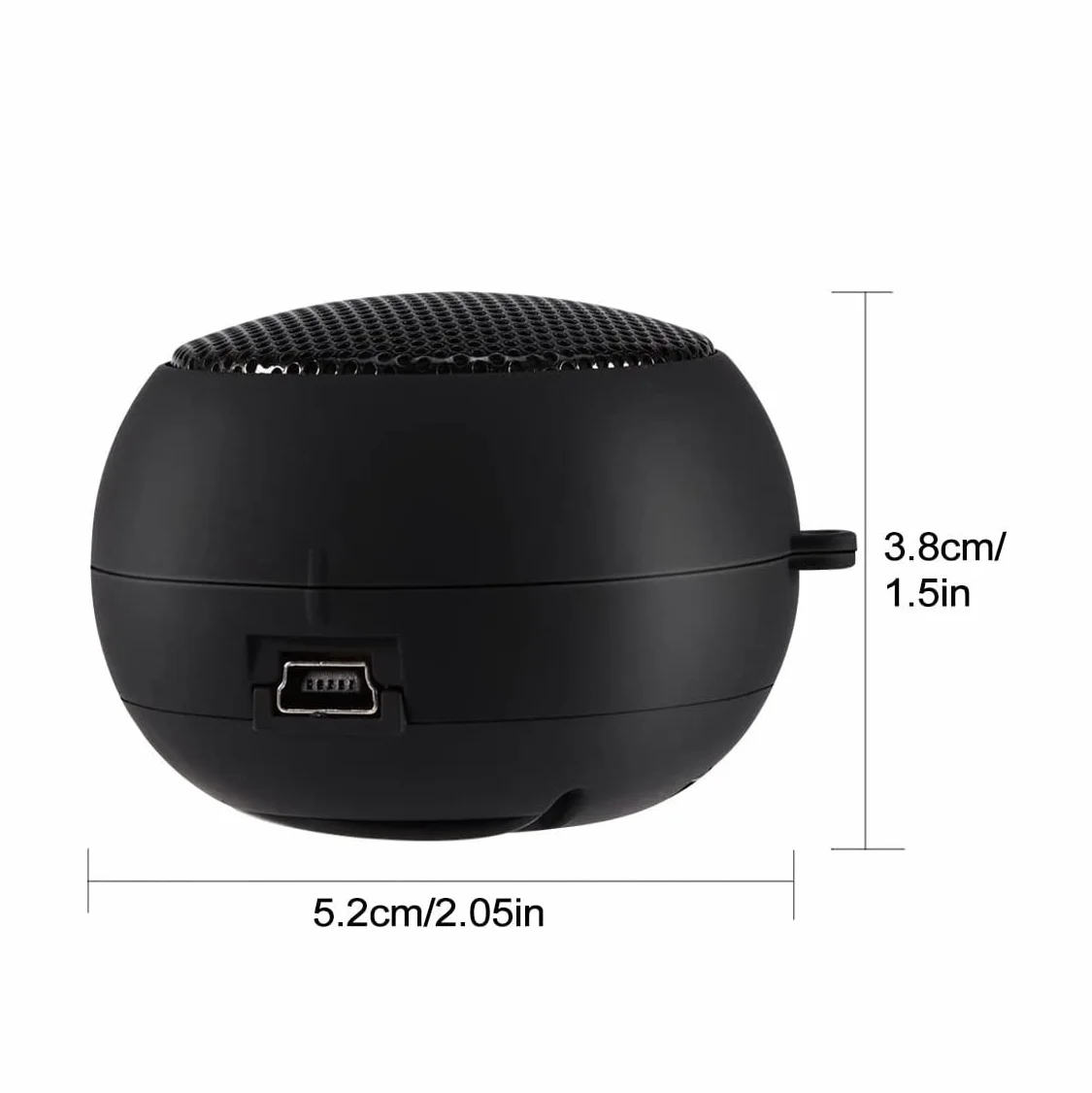 Mini altoparlante portatile ricaricabile con ingresso AUX 3,5 mm