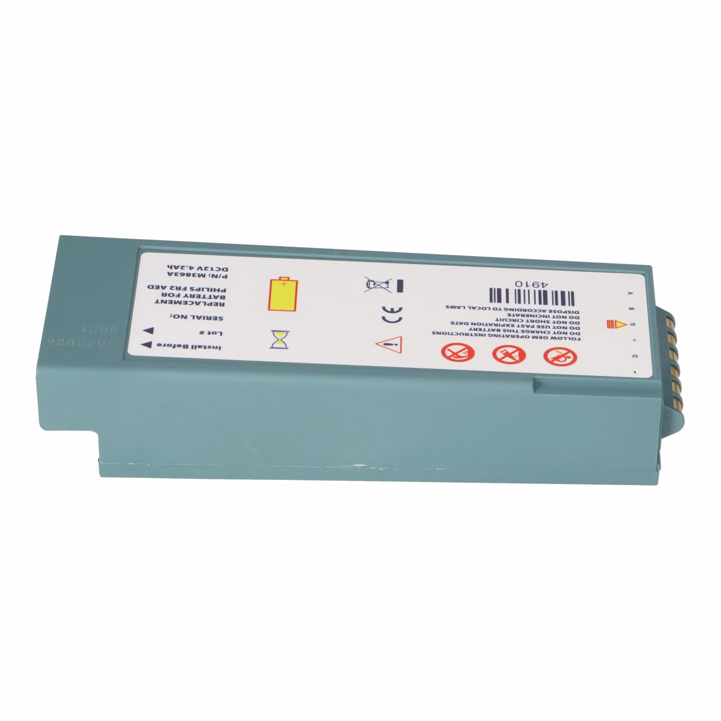 Batteria per defibrillatore Laerdal Philips HeartStart FR2 12 V 4,2 Ah