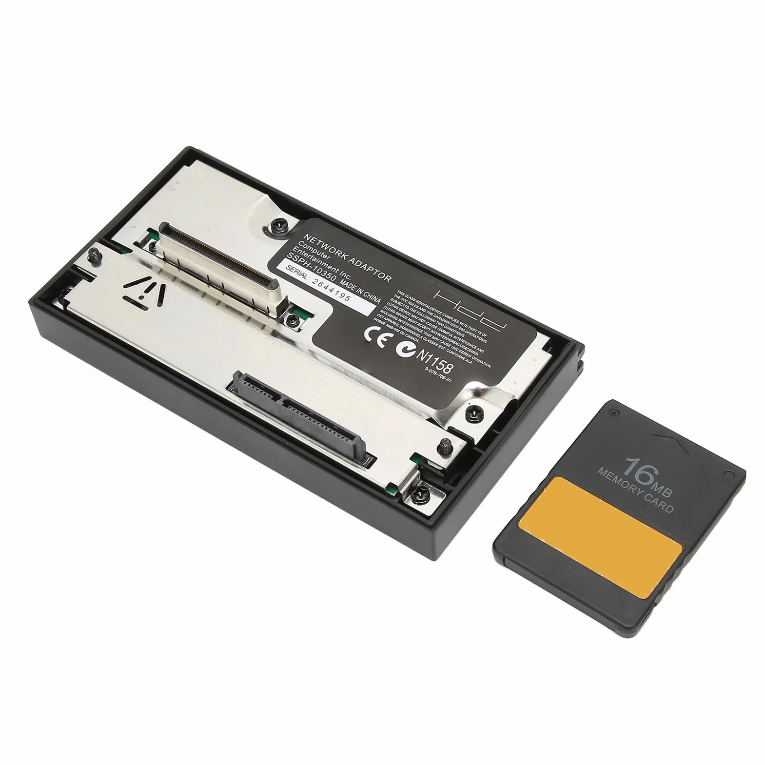Set di adattatori di rete PS2 con interfaccia HDD con scheda di memoria FMCB versione 1 966 da 16 MB McBoot supporta fino a 2 TB di gioco senza dischi host compatibili