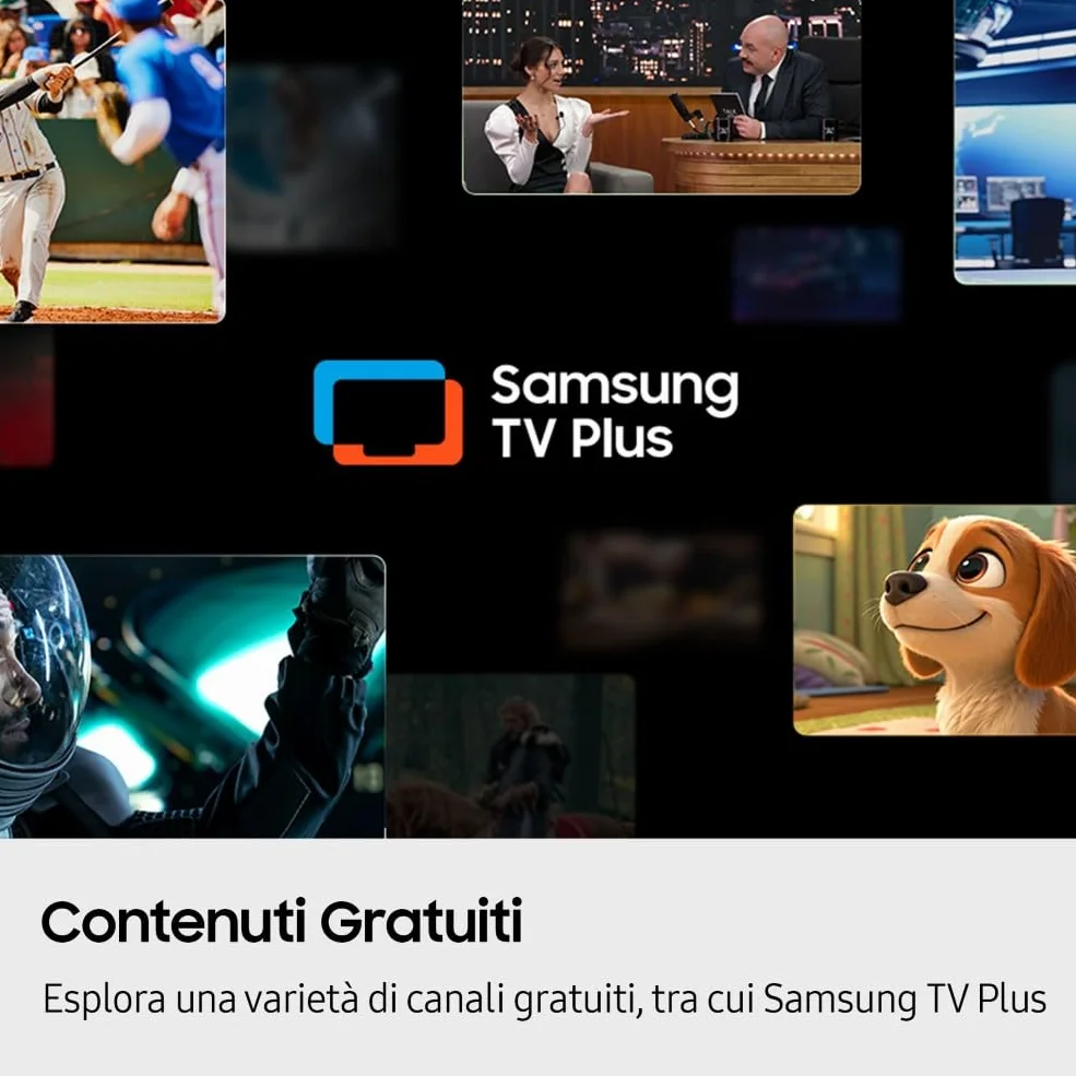 Samsung Smart Monitor M5 (S32FM502EU), Flat 32'', 1920 x 1080 (FHD), Smart Hub con AI, Office 365, Gaming Hub, Speaker integrati, Telecomando, WiFi, HDMI, USB