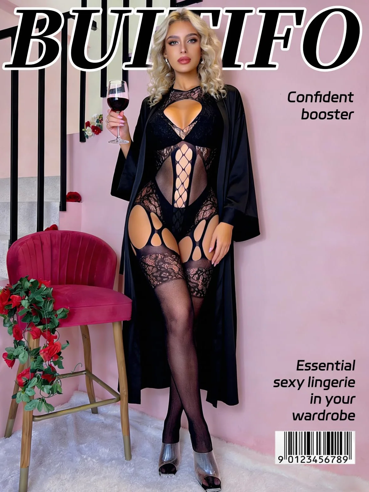 Buitifo Sexy Halter Bodystocking Donna