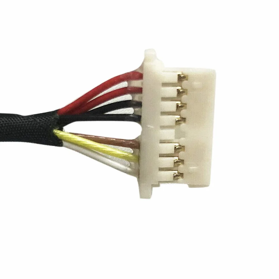ZAHARA Connettore Alimentazione Carica DC Power Jack per HP 17G 15CW 15CS 15CW 15CU 15DW 15CC 15CD 14Q 14DS 799750S23 99750Y23 810327006 L51995001 DC Jack/Power Jack（26.3CM）