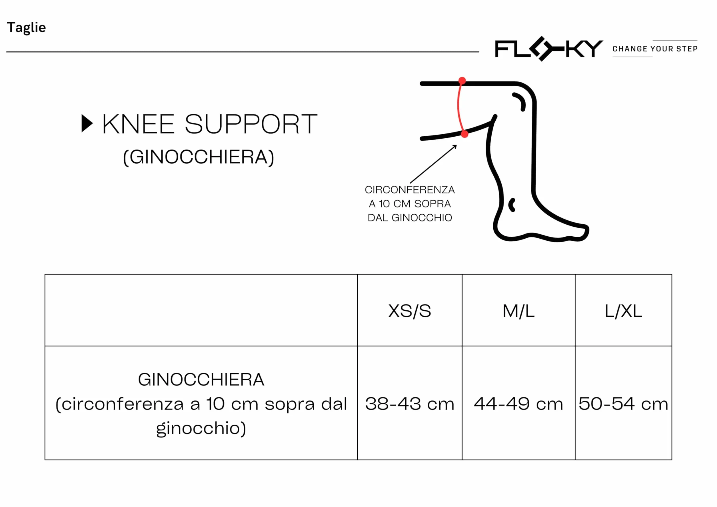 FLOKY Knee Support ginocchiera biomeccanica Multisport stabilizza ginocchio rotula protegge legamenti tendine rotuleo supporto articolare riduce traumi infezioni Nero M/L Destro
