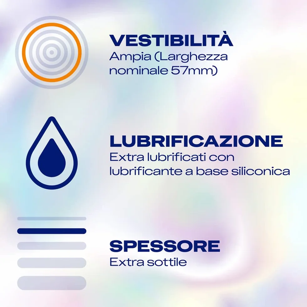 Durex Invisible Preservativi Ultrasottili ad Alta Sensibilità XL, 6 Profilattici