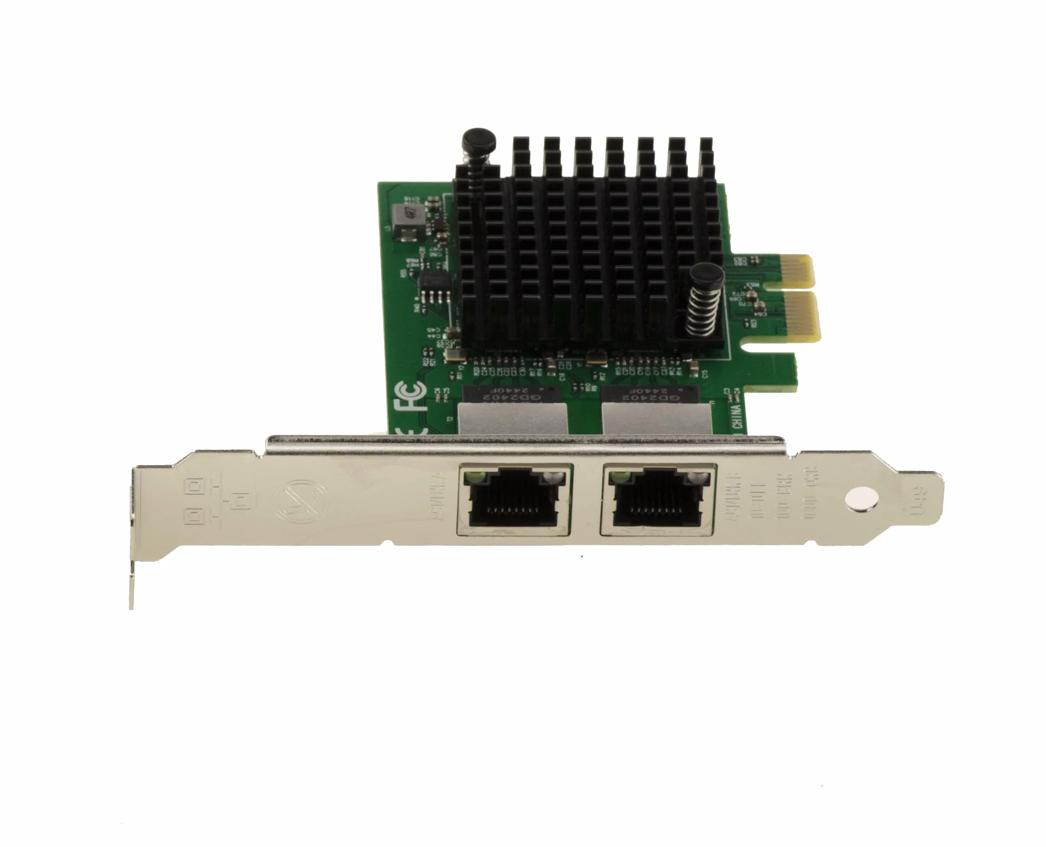KALEA-INFORMATIQUE 2,5G x2 LAN Gigabit Ethernet 2 porte RJ45 Doppio chipset Intel I226 SRKTU Scheda controller di rete PCIe Supporto 10 100 1000 2500 1 G 2,5 G