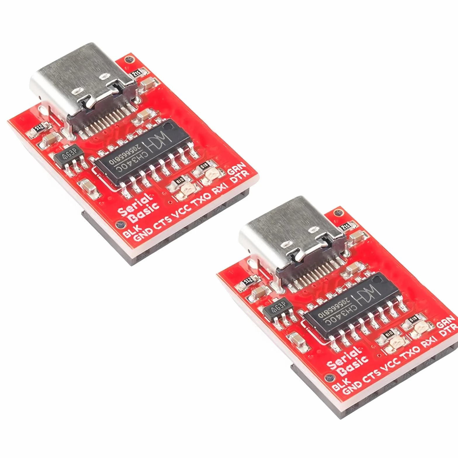 Type C to TTL Serial Port CH340C Module CH340 USB Bus Conversion Chip ISP Communicate Connector for STM32 Serial Port Download