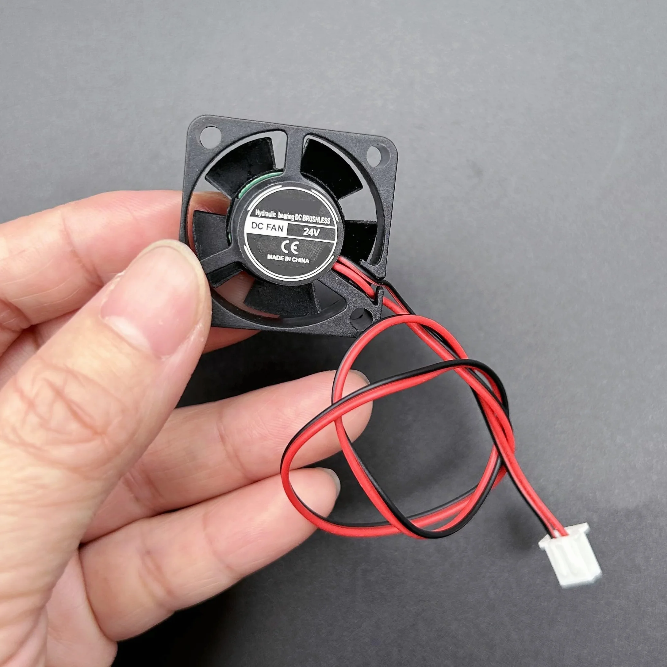 JZK 2 Pezzi 30x30x10mm Mini Ventola di Raffreddamento Silenziosa a 2 Pin DC 24V con Fili 3010 Ventola di Raffreddamento Silenziosa Ventola DC senza spazzole in Miniatura, Ventola per Stampante 3D