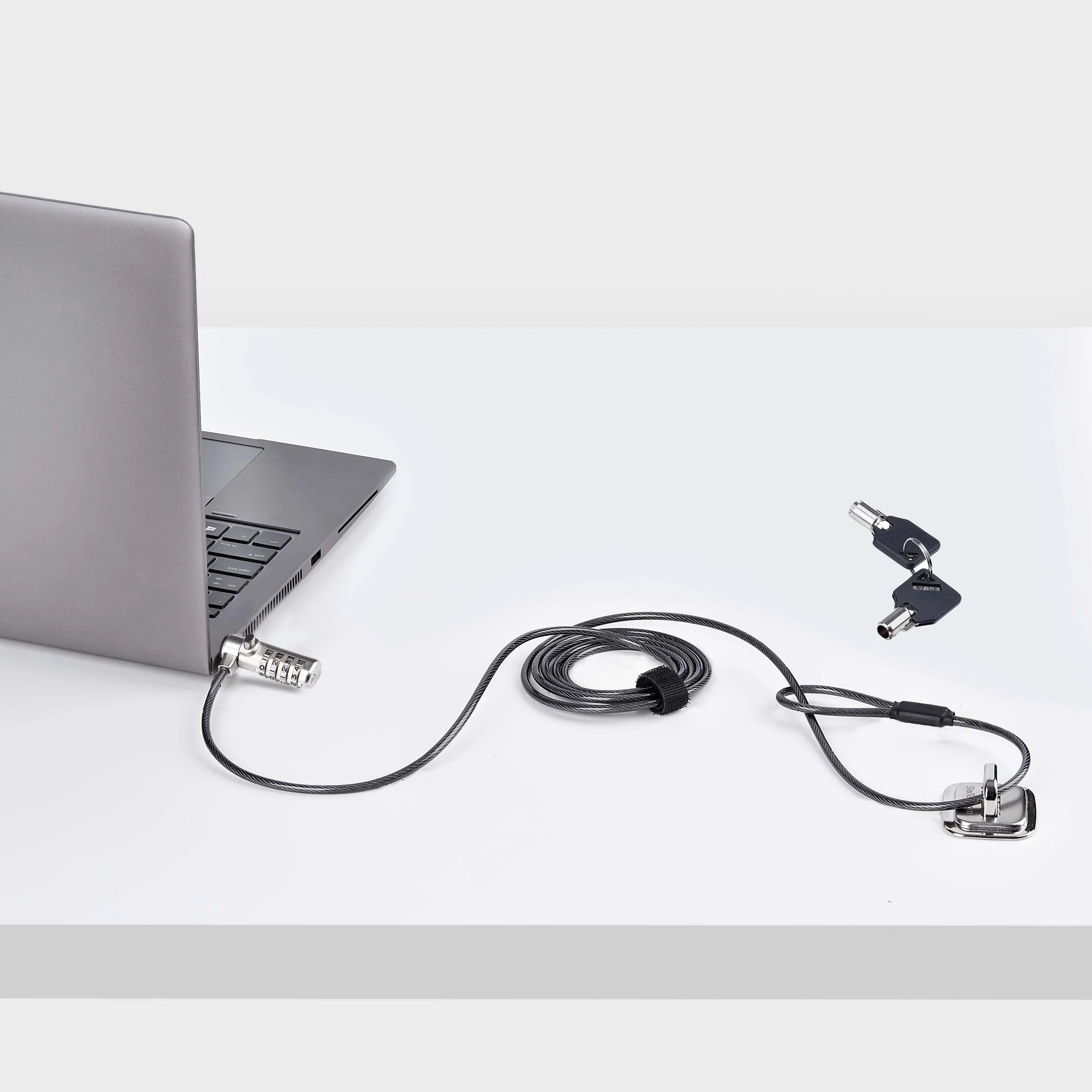 StarTech.com Cavo di sicurezza antifurto per notebook compatibile con slot Noble Wedge® Slim, cavo in acciaio