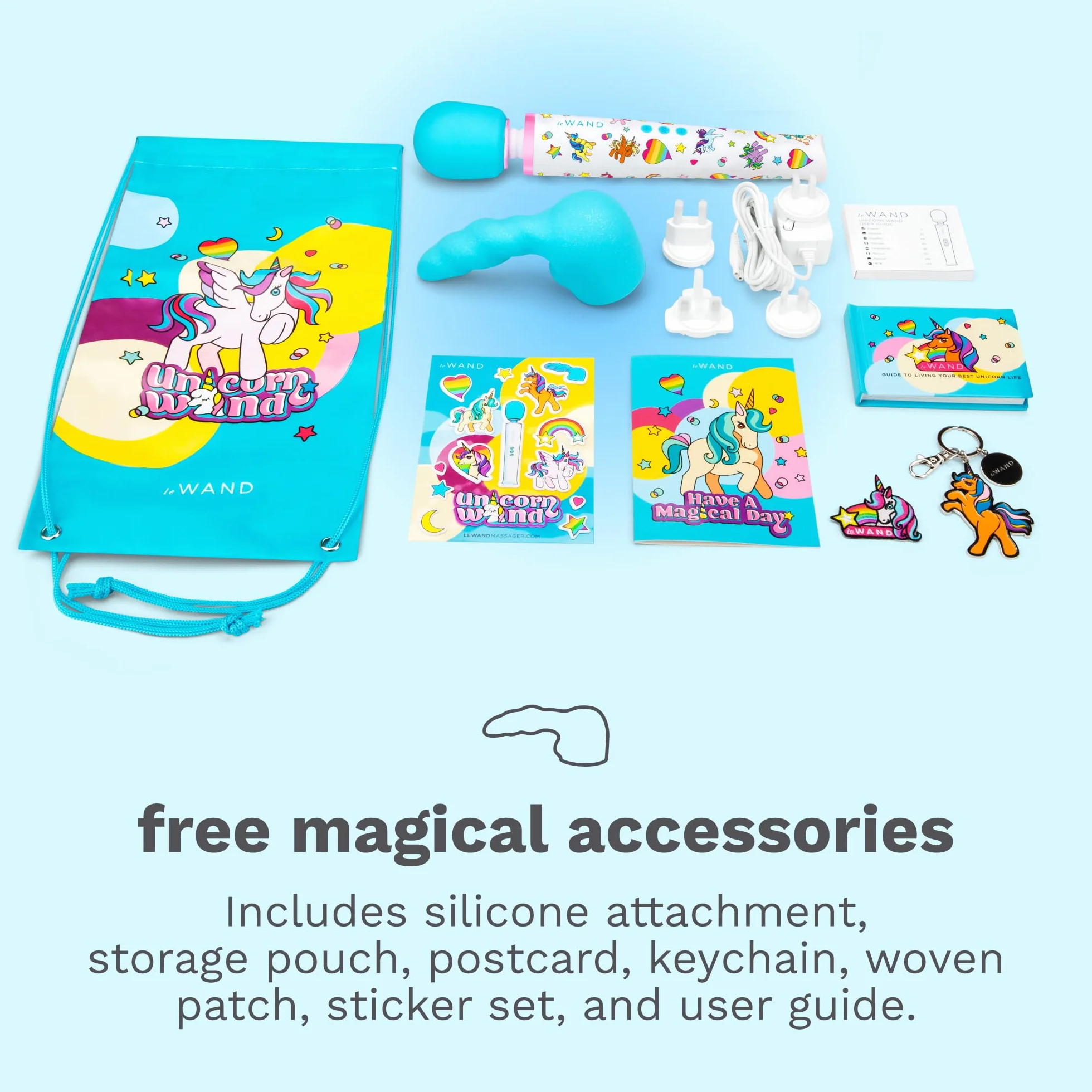 Le Wand Unicorn Wand Special Edition Set Multicolor 33,5 cm