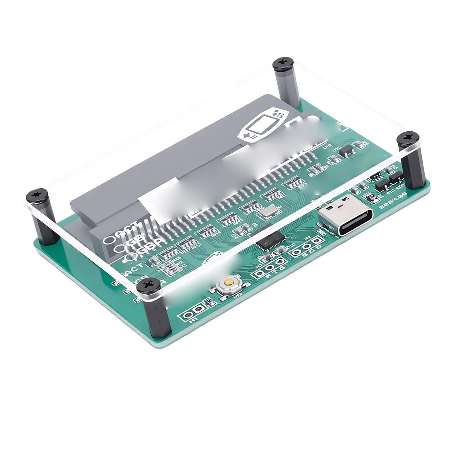Denash Bruciatore per Lettore di Schede di Gioco Gameboy GB ROM Strumento di Backup con Cavo USB C per Cartucce Gameboy Color Advance
