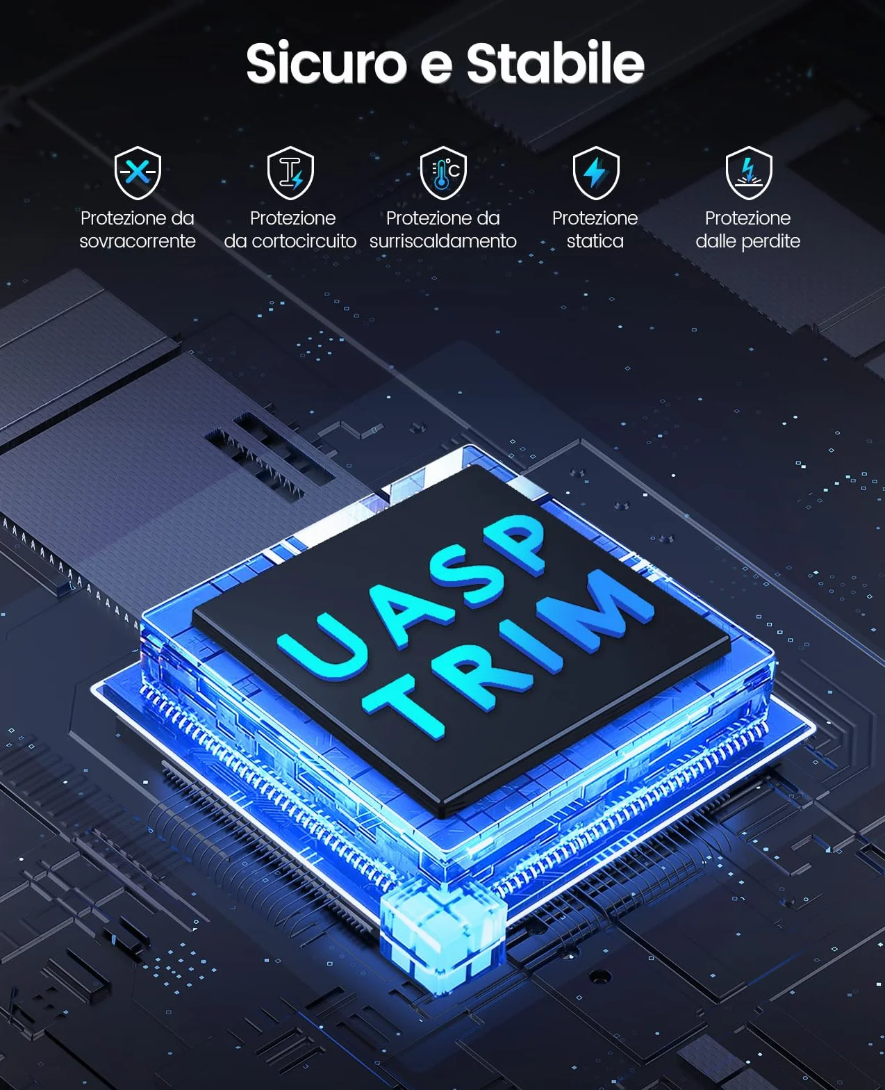 ORICO Dual Bay Docking Station USB 3.2 Gen1 per HDD SSD SATA 2,5 e 3,5 Pollici, Case Esterno Fino a 40TB con UASP (DD28C3)