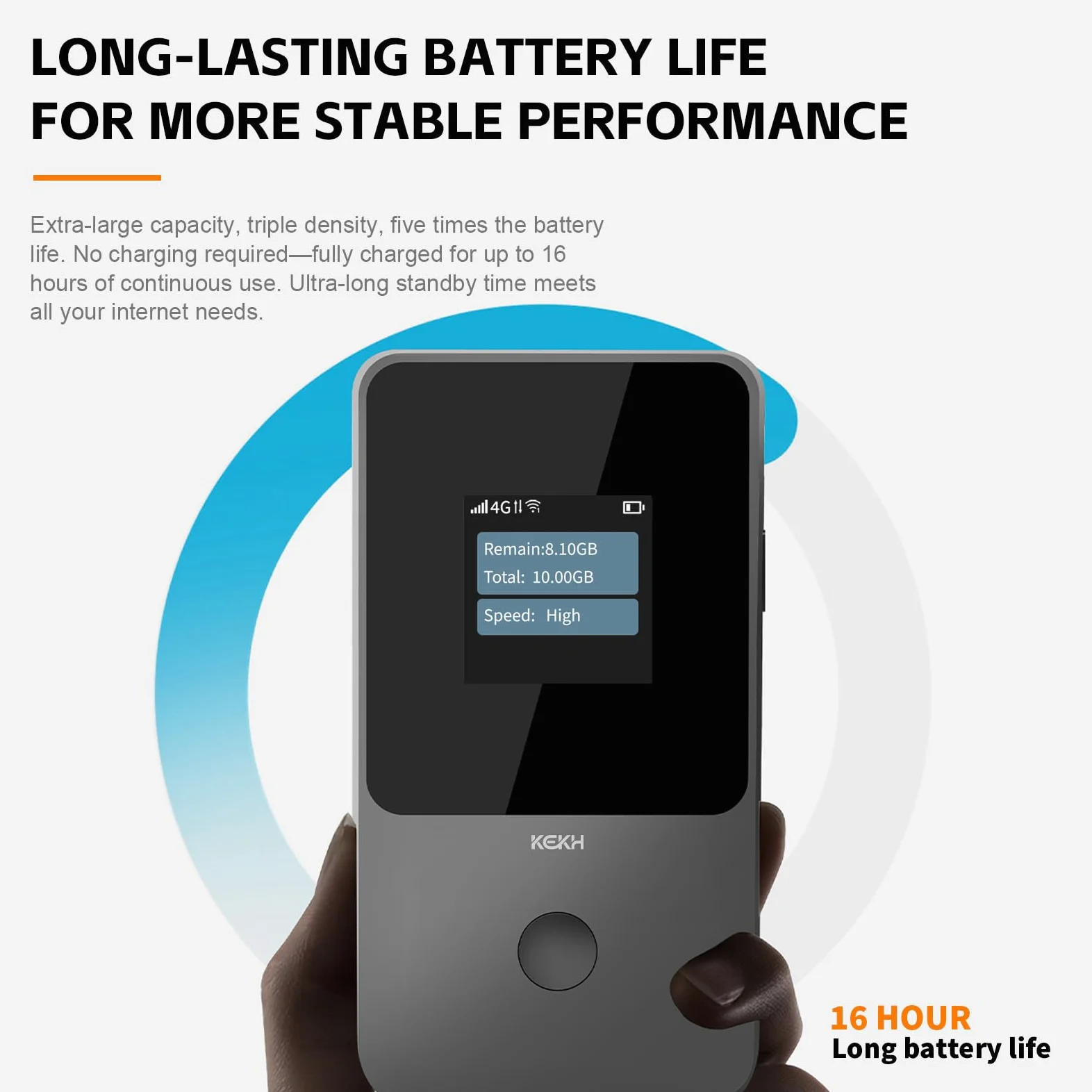 Hotspot WiFi portatile globale per viaggi, nessuna SIM richiesta, router 4G LTE che copre oltre 140 paesi, pay-as-you-go, collega fino a 10 dispositivi, dati USA da 10 GB inclusi, dati gratuiti a vita