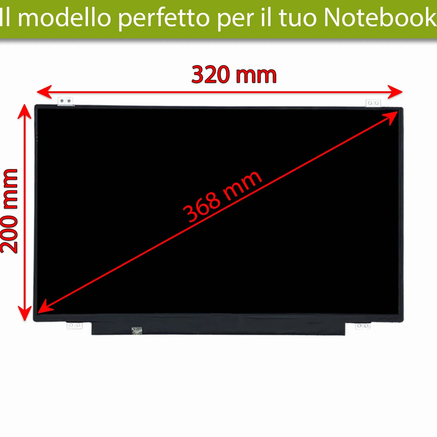 new net - Pannello LCD Schermo Display Compatibile con Lenovo ThinkPad T450s 20BX T460 20FM T460 20FN T460s T460 T470 20HD T470 20JM T480 20L6 [14.0 Pollici - WXGA - 1366x768-30pin]