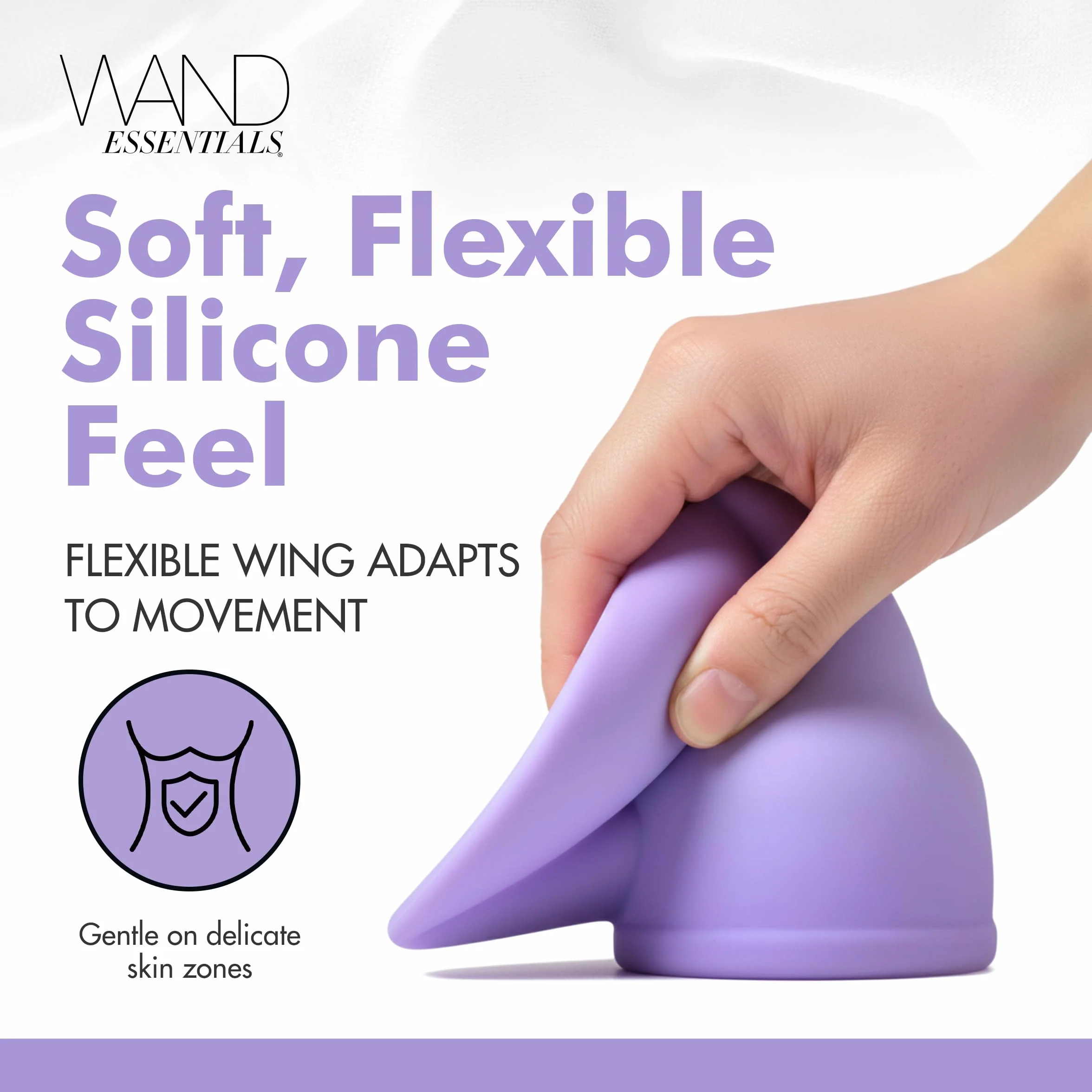 Bacchetta vibratore viola accessori punta base